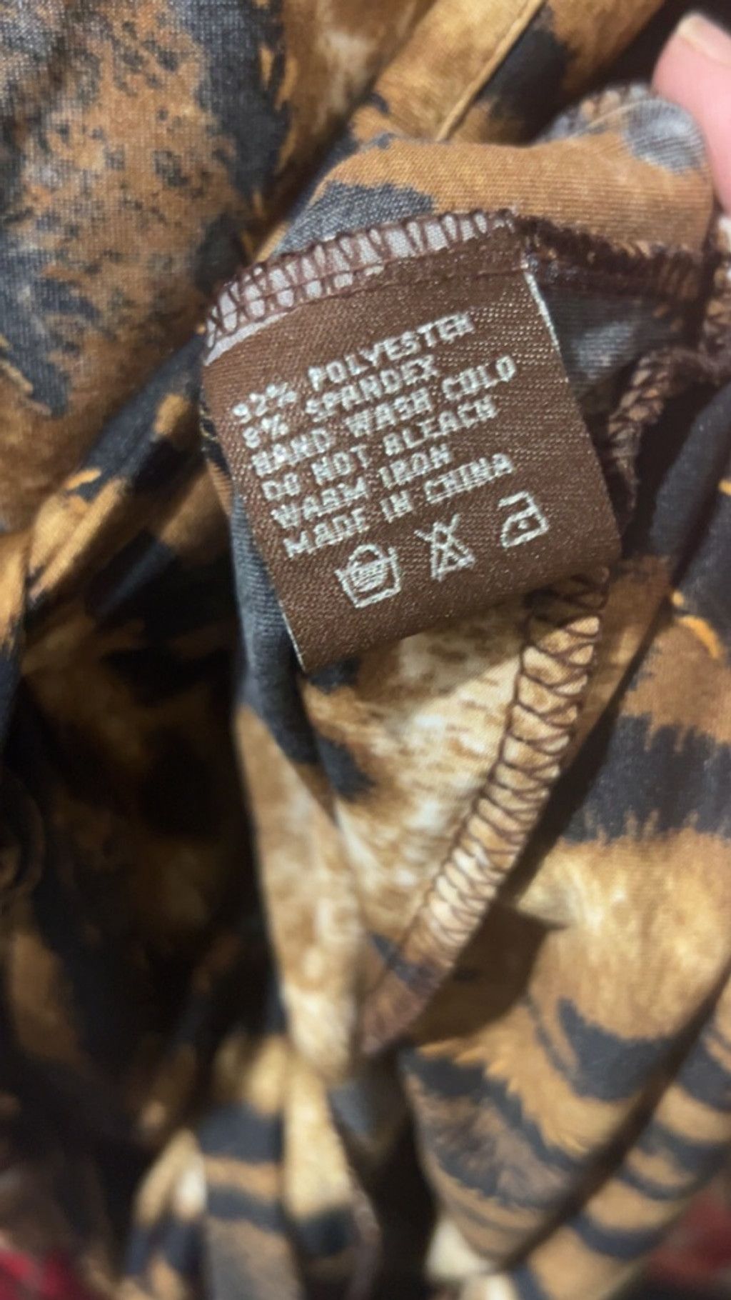 Mystery Ranch Women's Mystery Leopard Print Tank Top M Brown Black Size M / US 6-8 / IT 42-44 - 5 Thumbnail