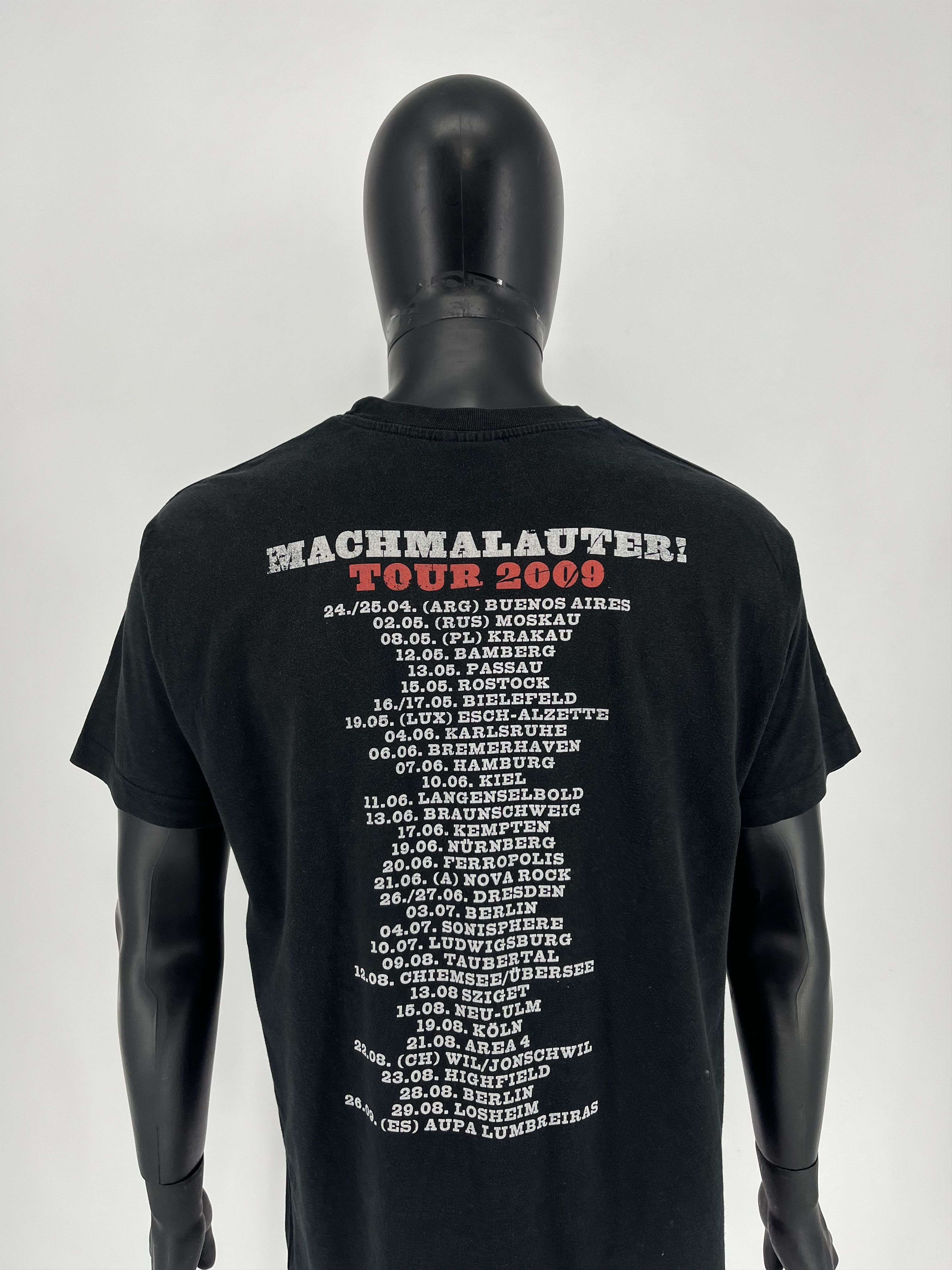 Band Tees Die Toten Hosen 2009 Vintage Band Tour Tee Size US M / EU 48-50 / 2 - 9 Thumbnail