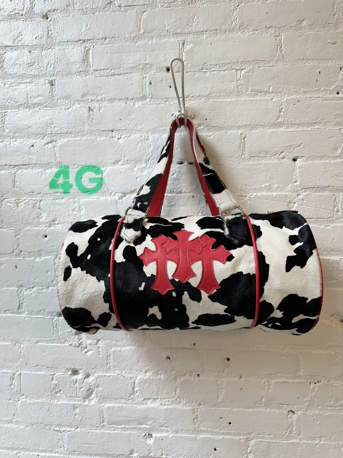 Chrome Hearts CHROME HEARTS TRIPPLE CROSS PATCH FURR DUFFLE Size ONE SIZE - 2 Thumbnail