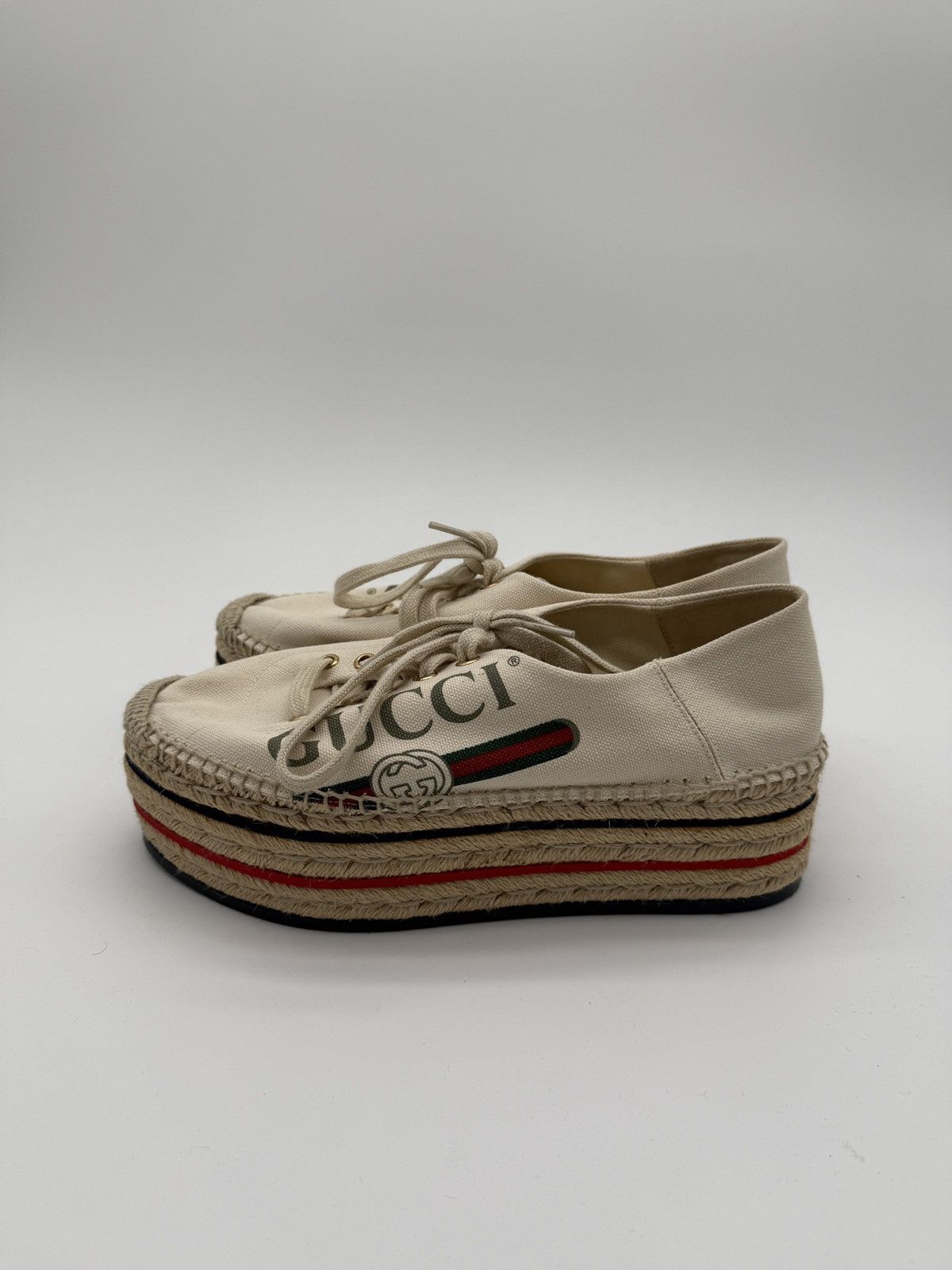 Gucci Gucci Platform Sneakers Size US 8.5 / IT 38.5 - 4 Thumbnail