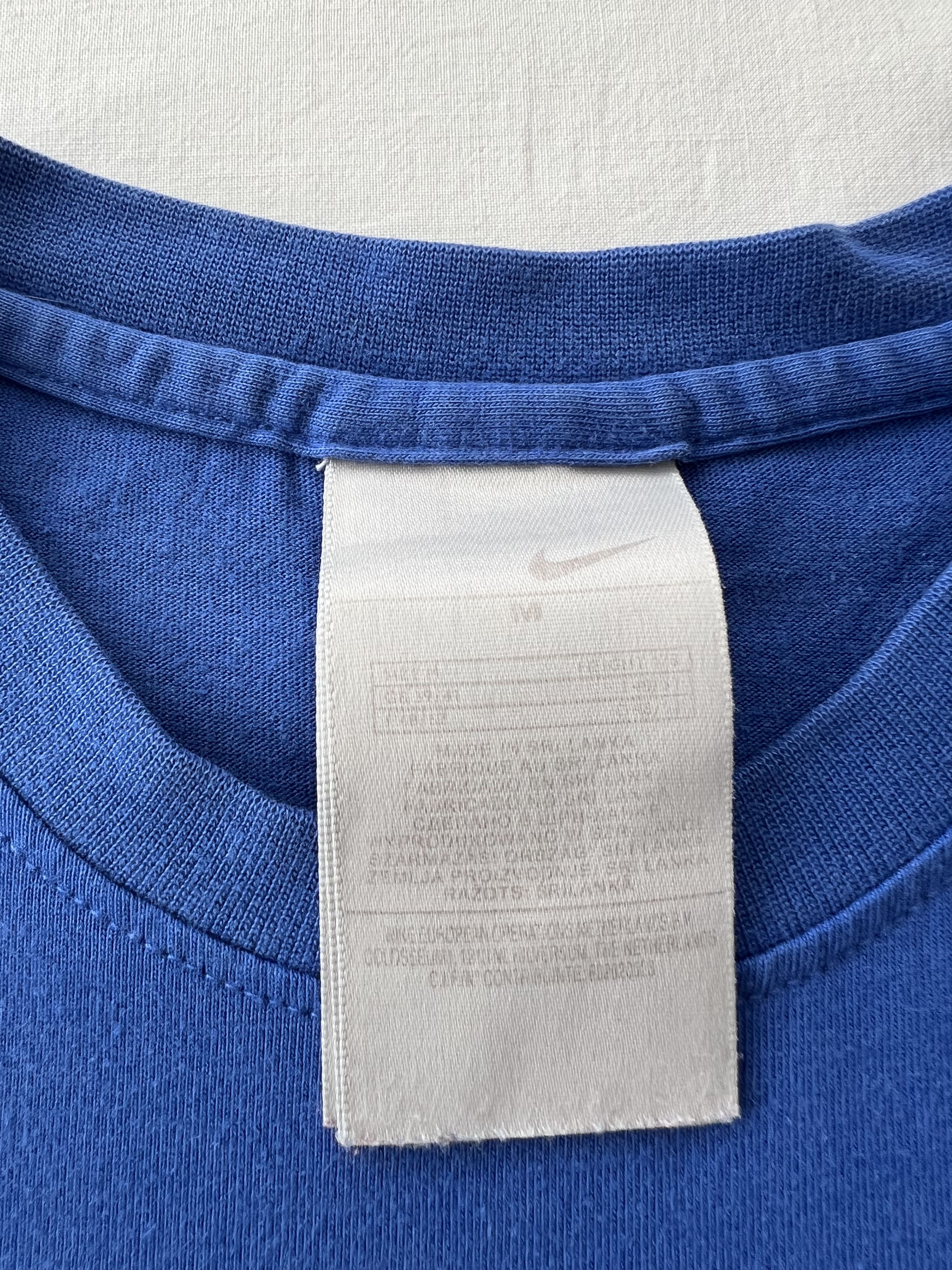 Nike Vintage 2000s Nike Italia Italy Totti #10 Blue T-shirt Size US M / EU 48-50 / 2 - 7 Thumbnail