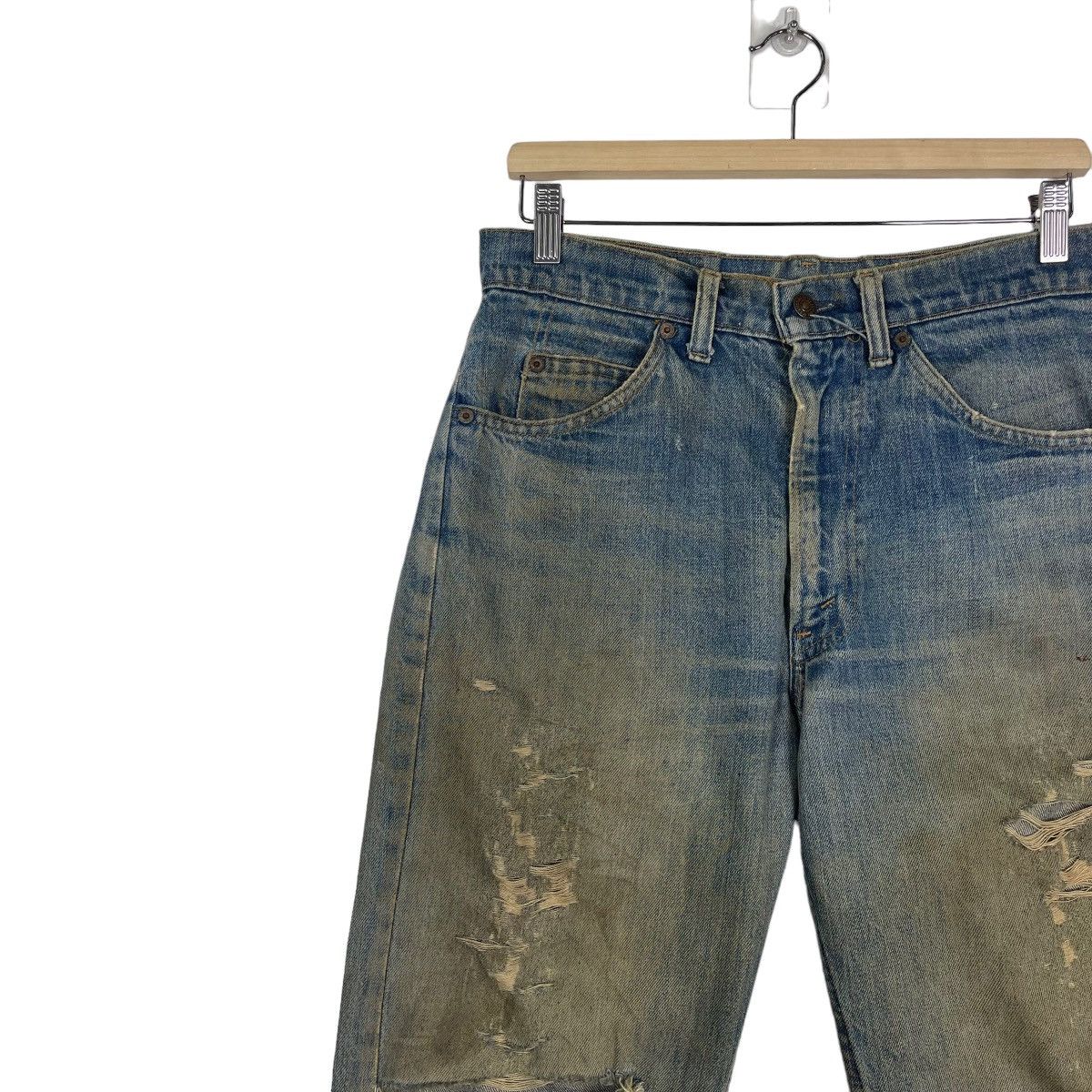Levi's Vintage Levis Rusty Ripped Orange Tab Zipper Fly Size US 32 / EU 48 - 6 Thumbnail