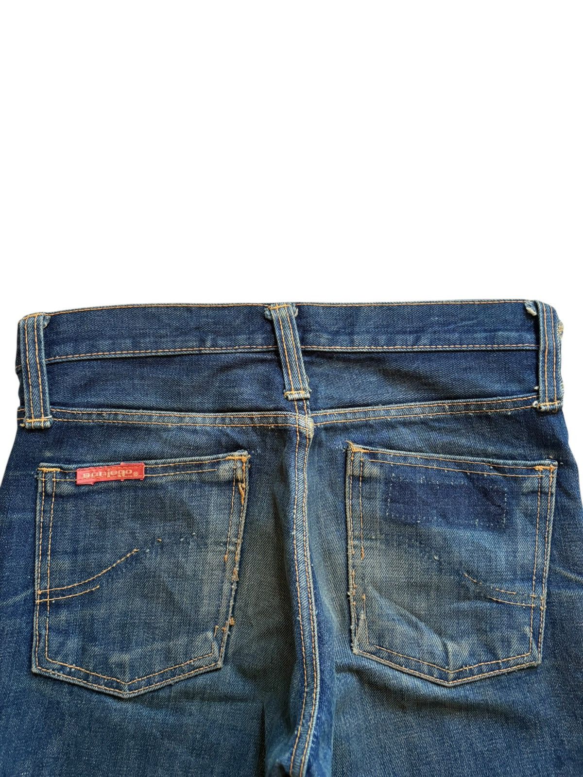 Japanese Brand Vintage Japanese Brand Mud Wash Bootcut Flare Jeans Size 29" - 8 Thumbnail