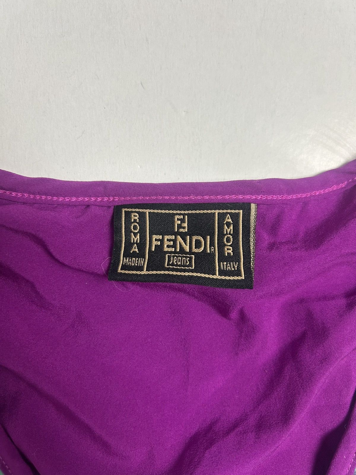 Fendi Vintage Fendi Jeans Wool Tank Top Size M / US 6-8 / IT 42-44 - 3 Thumbnail