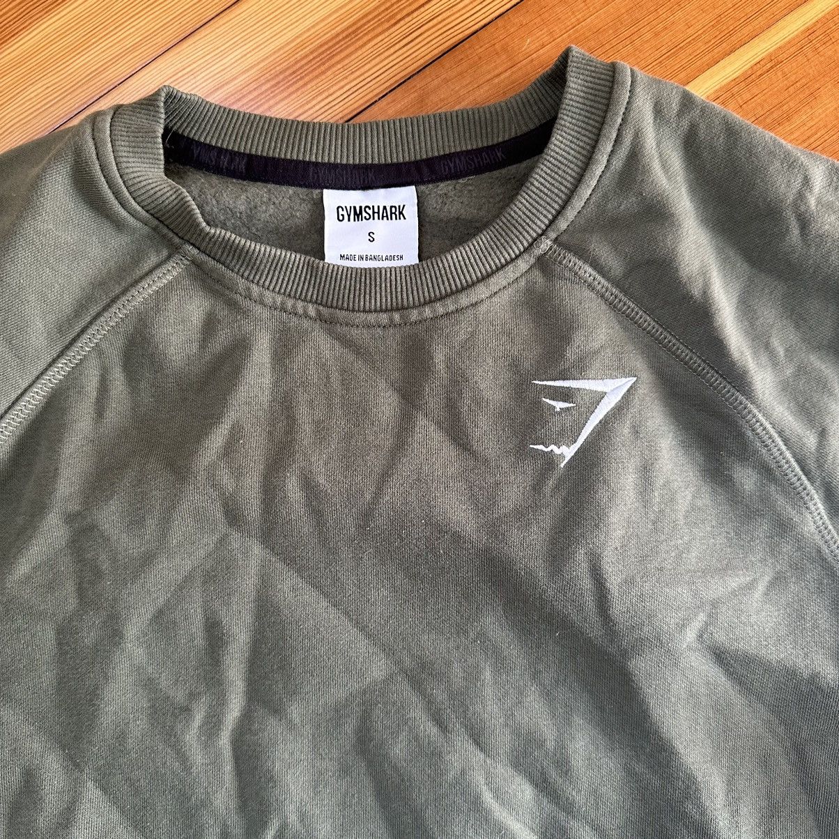 Gymshark Gymshark Crest Sweatshirt in Core Olive Size US S / EU 44-46 / 1 - 3 Thumbnail