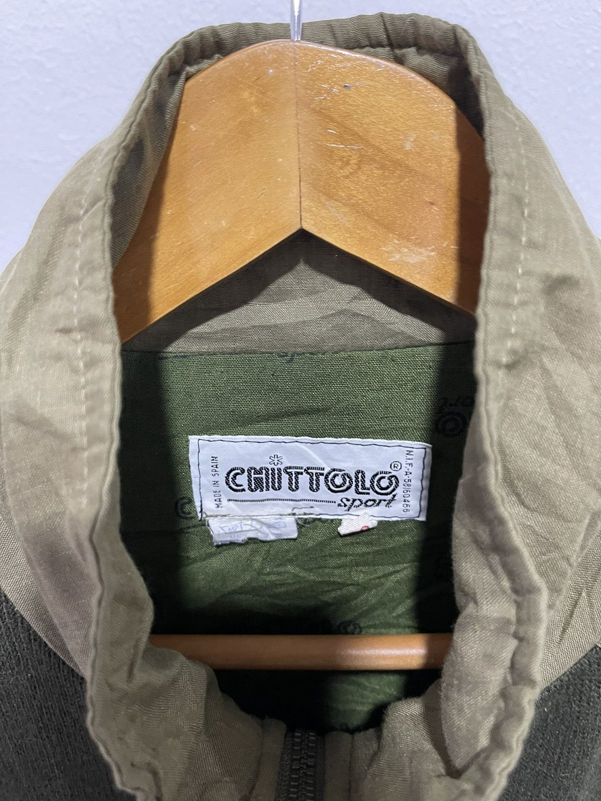 Aran Isles Knitwear × Vintage 80s Chittolo Sport Army Style Jacket Size US XL / EU 56 / 4 - 9 Thumbnail
