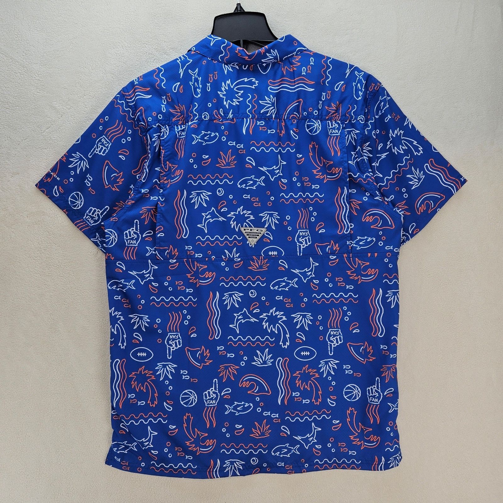 Columbia COLUMBIA PFT MEN'S MEDIUM FLORIDA GATORS FISHING SHIRT TIDE Size US M / EU 48-50 / 2 - 6 Thumbnail