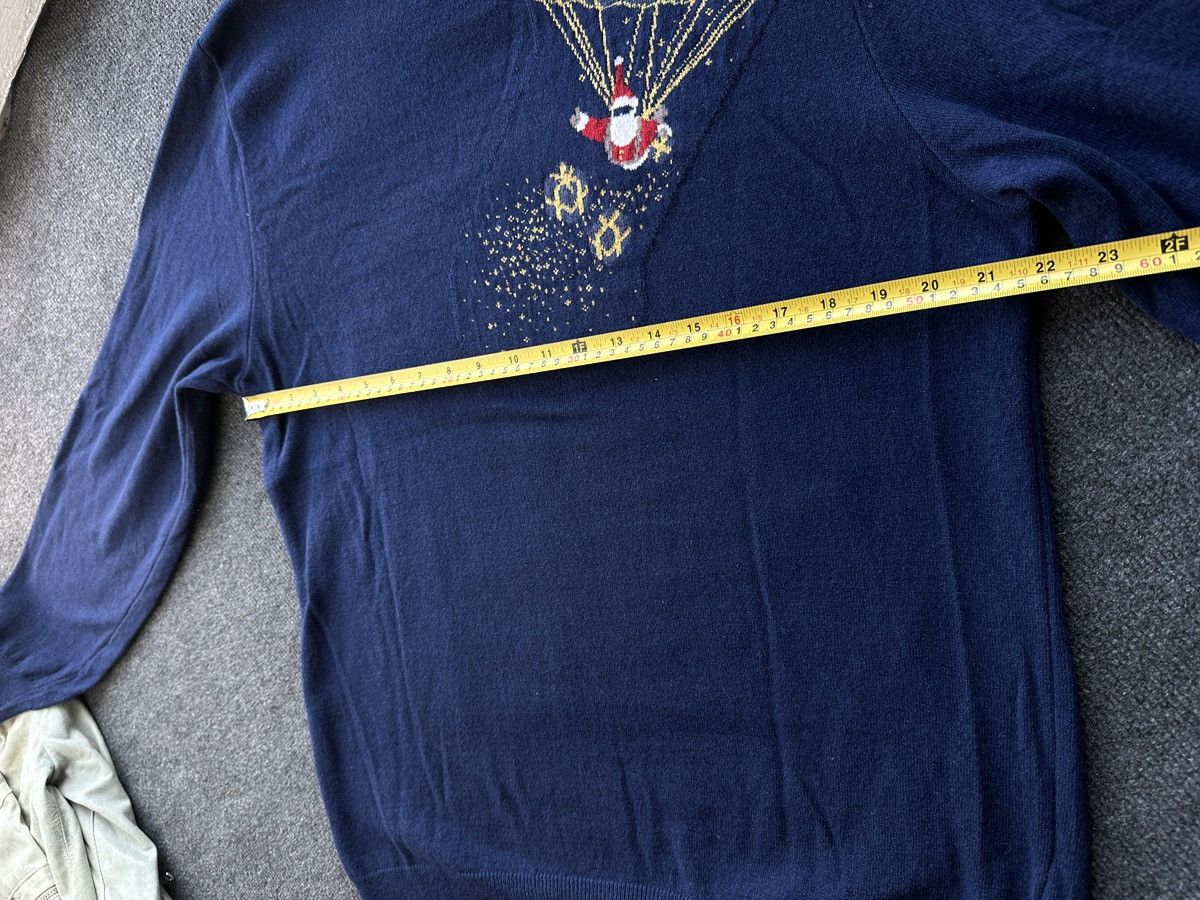 Breitling BREITLING 🚨 CHRISTMAS SANTA CLAUS BIG LOGO BLUE MEN SWEATER Size US XL / EU 56 / 4 - 15 Thumbnail