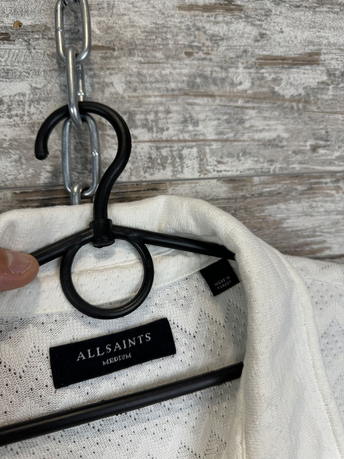 Allsaints Mens AllSaints Rafa Oversized Polo T-shirt polos luxury Size US M / EU 48-50 / 2 - 6 Thumbnail