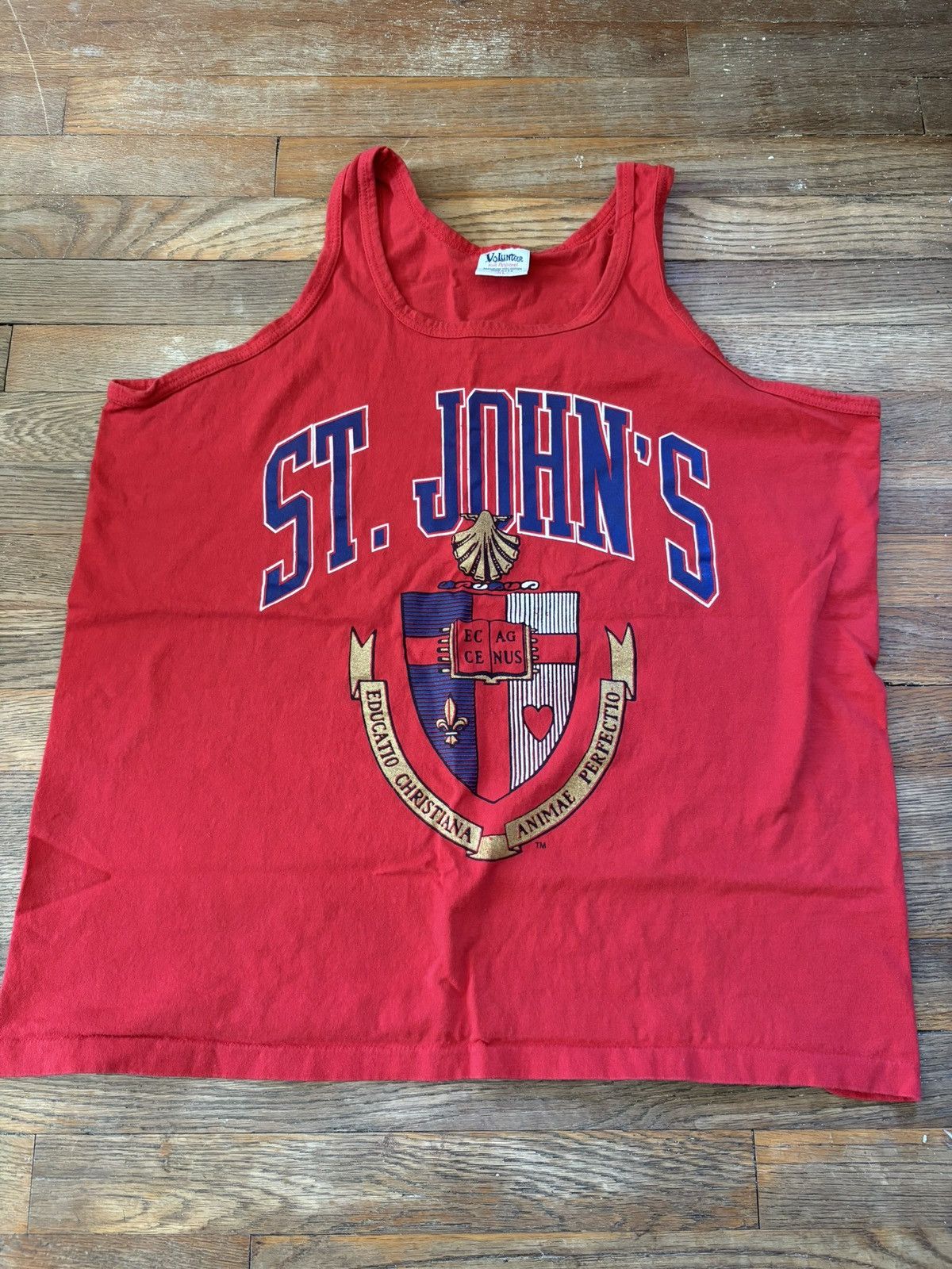NCAA × Vintage ST JOHNS UNIVERSITY Tank Top Size US XL / EU 56 / 4 - 1 Thumbnail