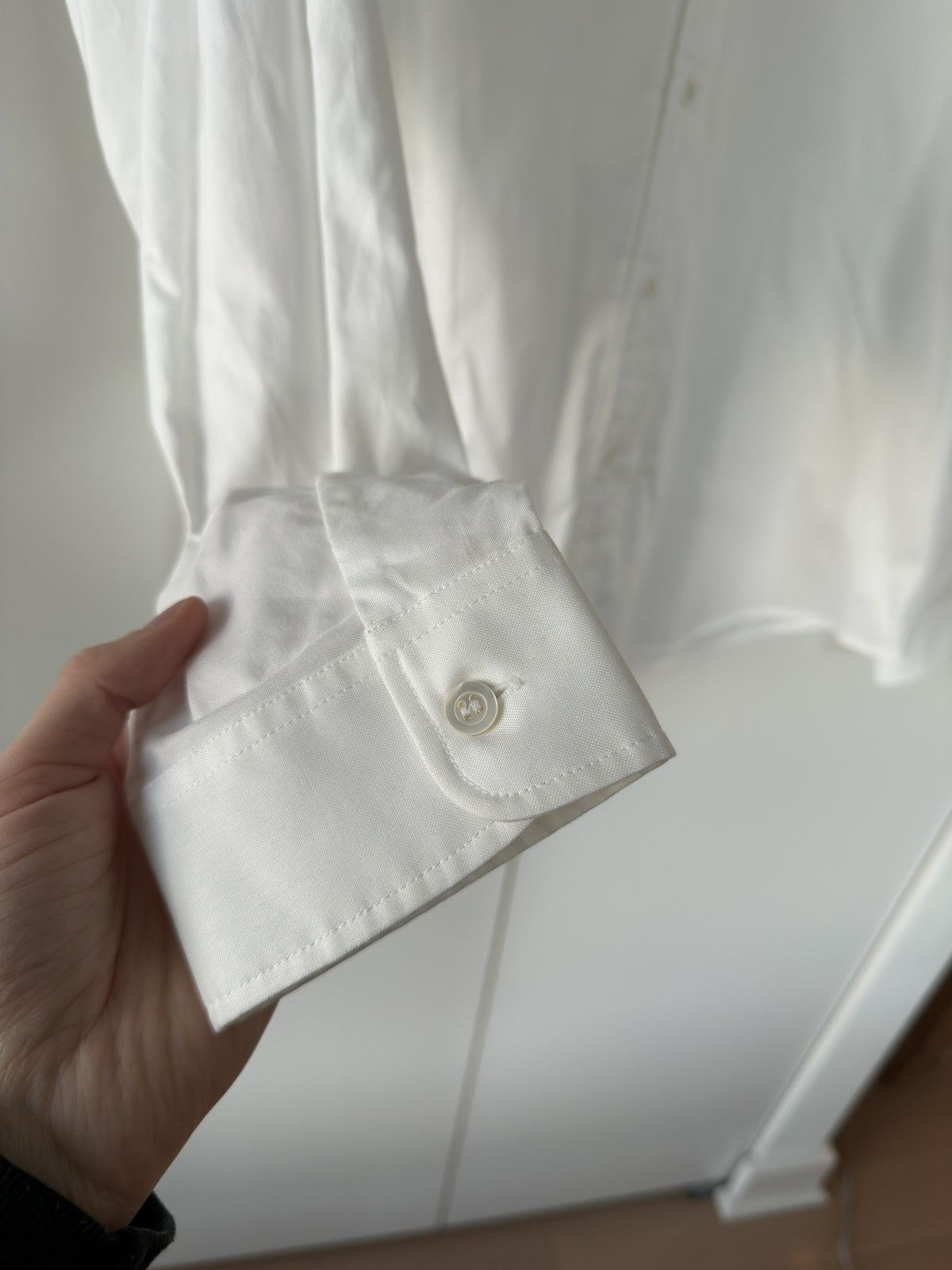 Maison Margiela Fine Cotton Oxford Button Down White 41 Size US XL / EU 56 / 4 - 3 Thumbnail