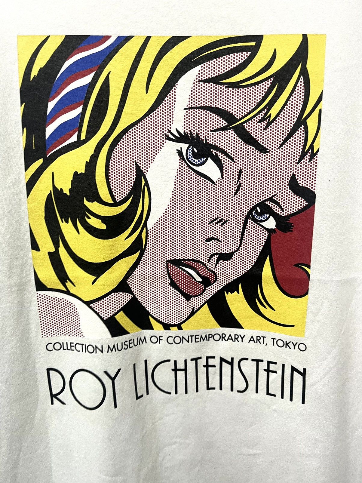 Vintage Vintage 90’s Roy Lichtenstein Photo Girl Tee Size US L / EU 52-54 / 3 - 2 Thumbnail