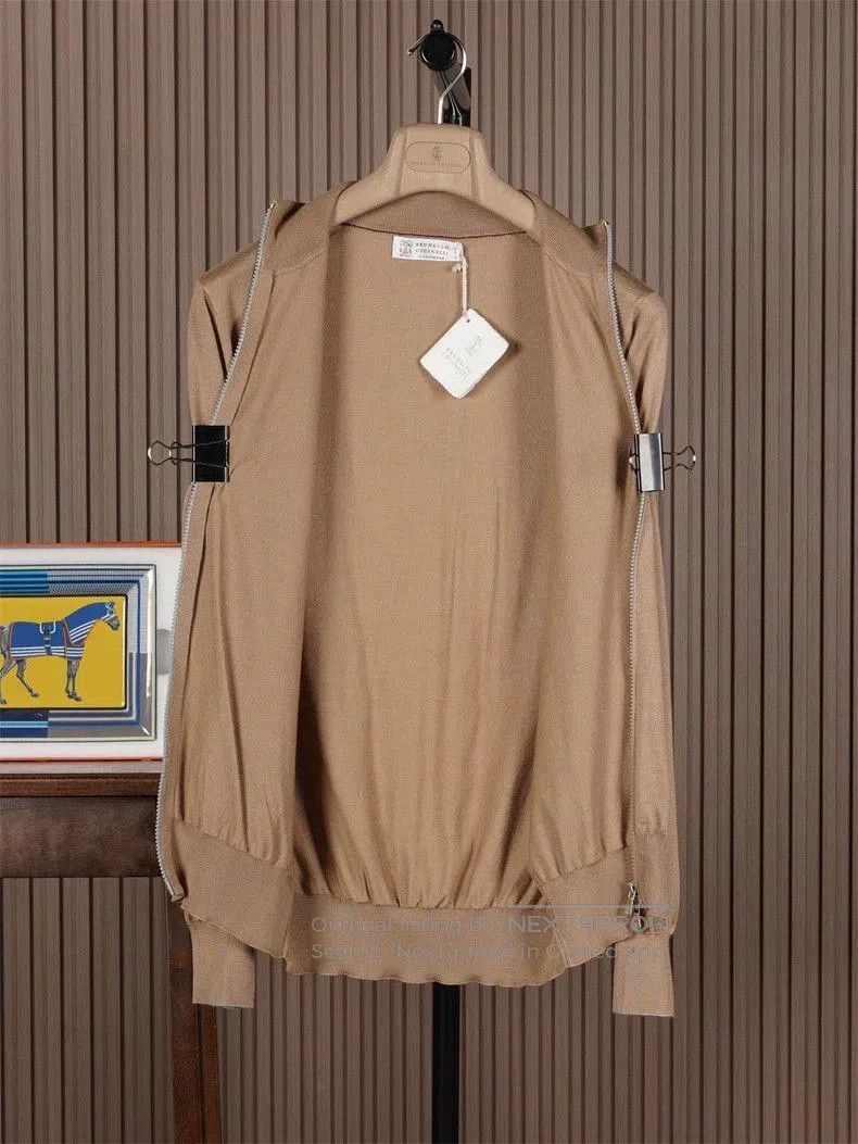 Brunello Cucinelli Brunello Cucinelli Cashmere Silk Jacket. Size US S / EU 44-46 / 1 - 3 Thumbnail