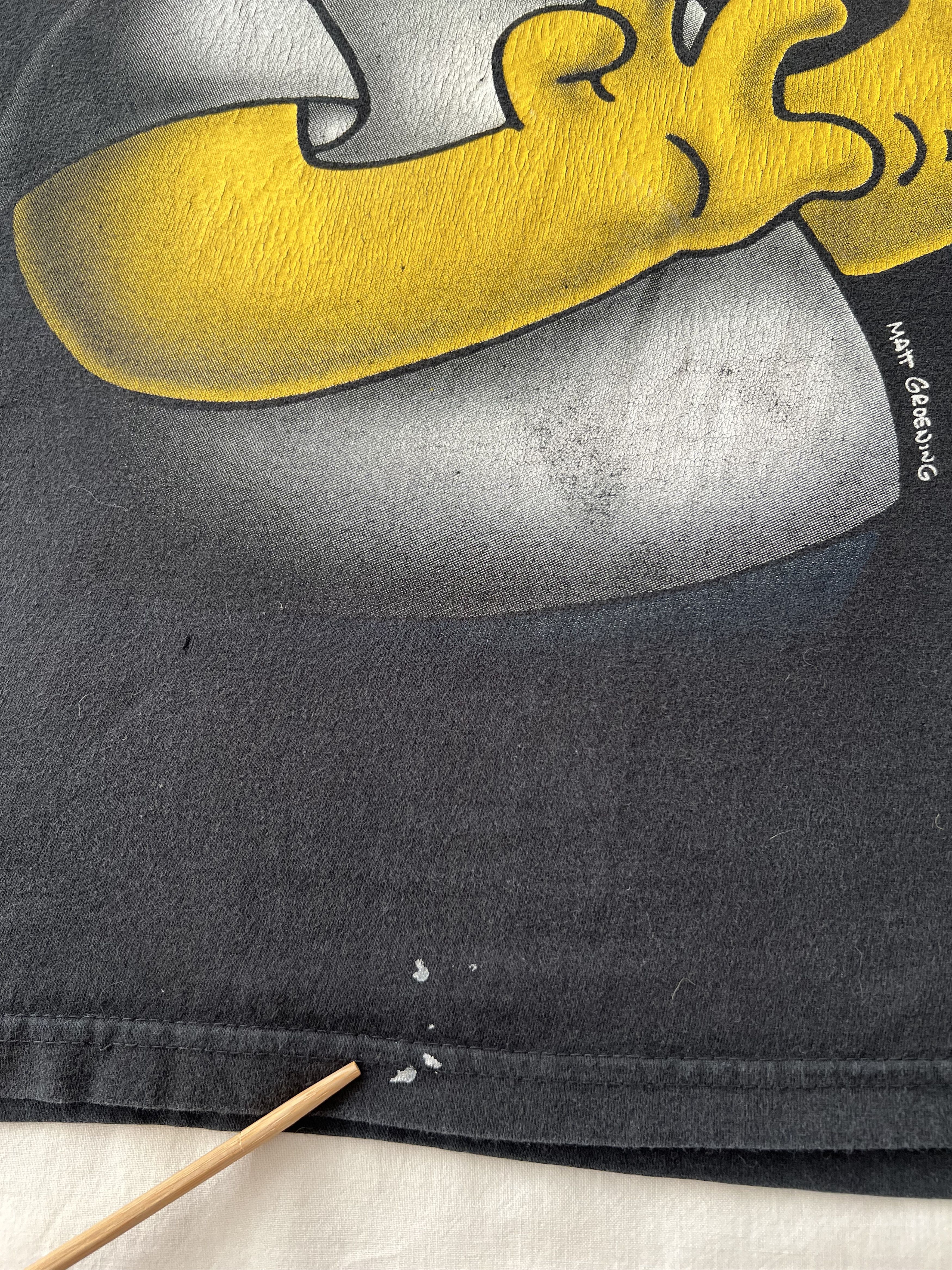 The Simpsons Vintage 1997 The Simpsons Homer Matt Groening Black T-shirt Size US L / EU 52-54 / 3 - 9 Thumbnail