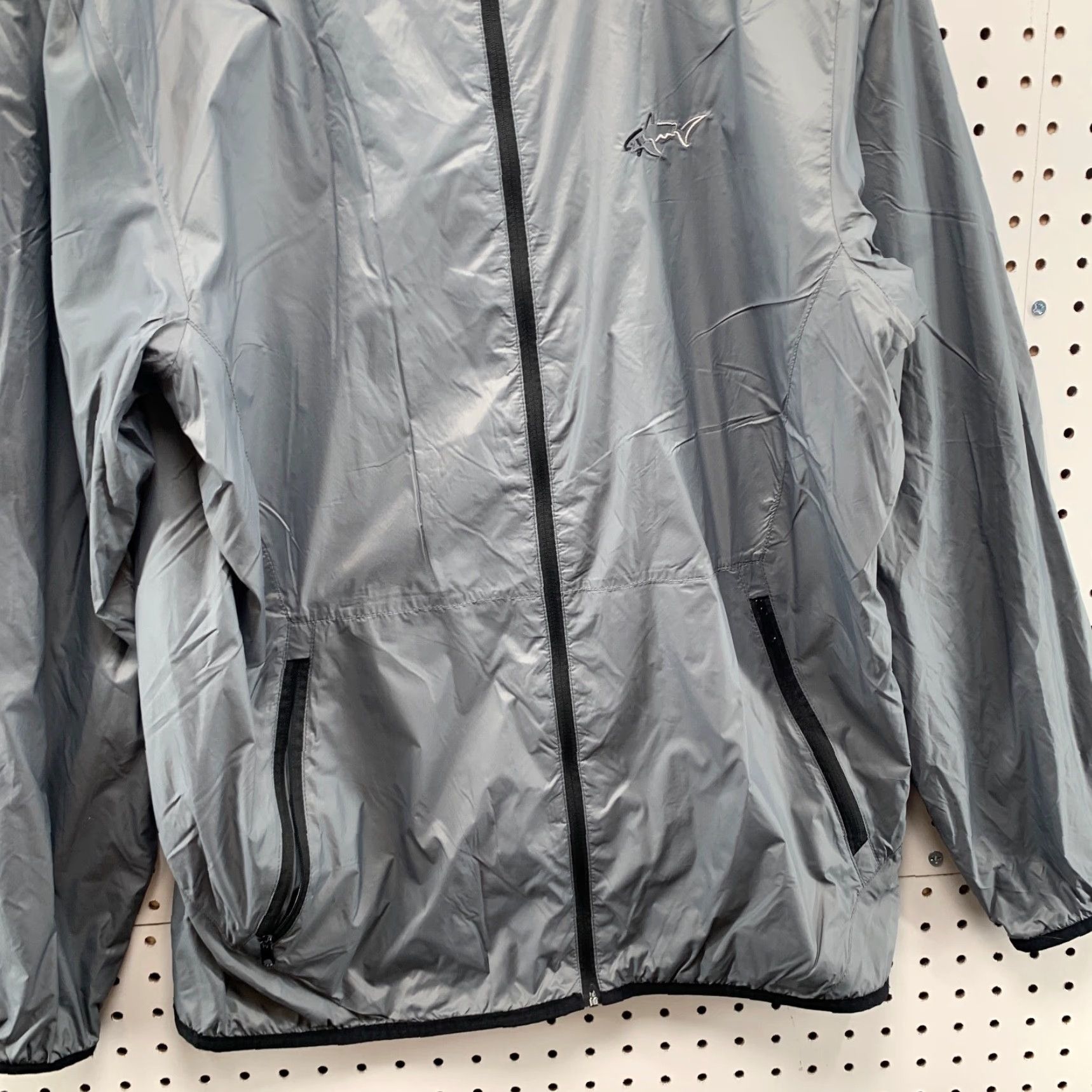 Logo 7 Greg Norman Windbreaker Jacket Mens M Gray Full Zip Logo Top Attack Life M Size US M / EU 48-50 / 2 - 5 Thumbnail