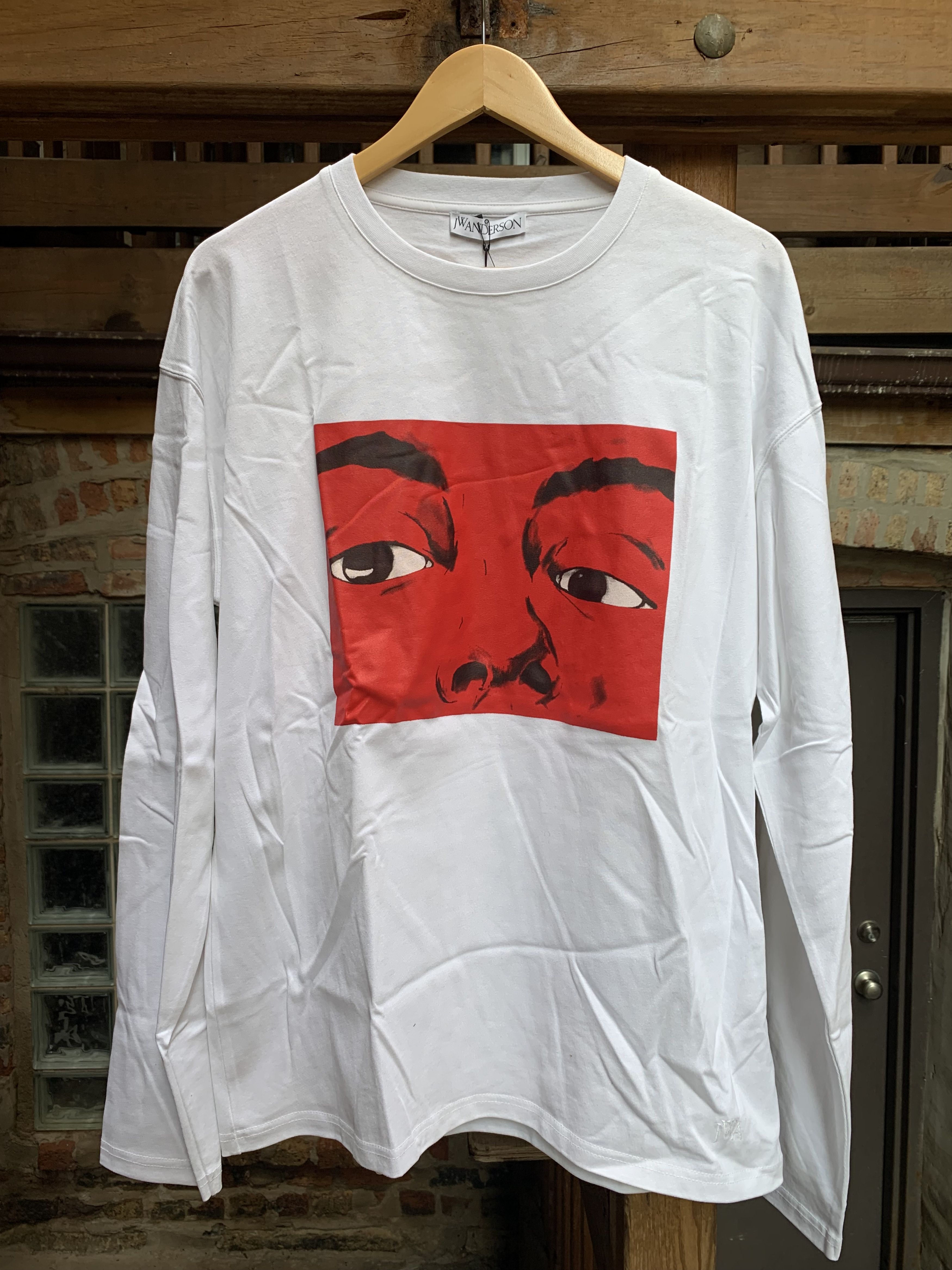 JW Anderson J.W.ANDERSON Eyes Printed Long Sleeve Shirt Size US L / EU 52-54 / 3 - 1 Thumbnail