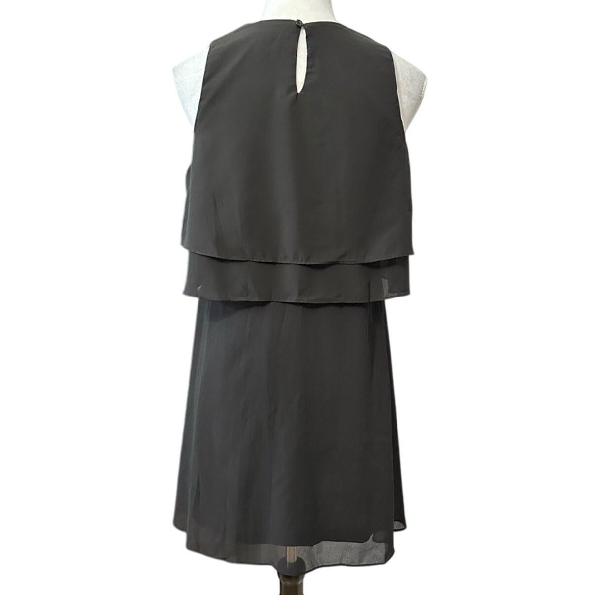 Other Tash + Sophie Popover Blouson Dress Black Lined Sleeveless S Size S / US 4 / IT 40 - 4 Thumbnail