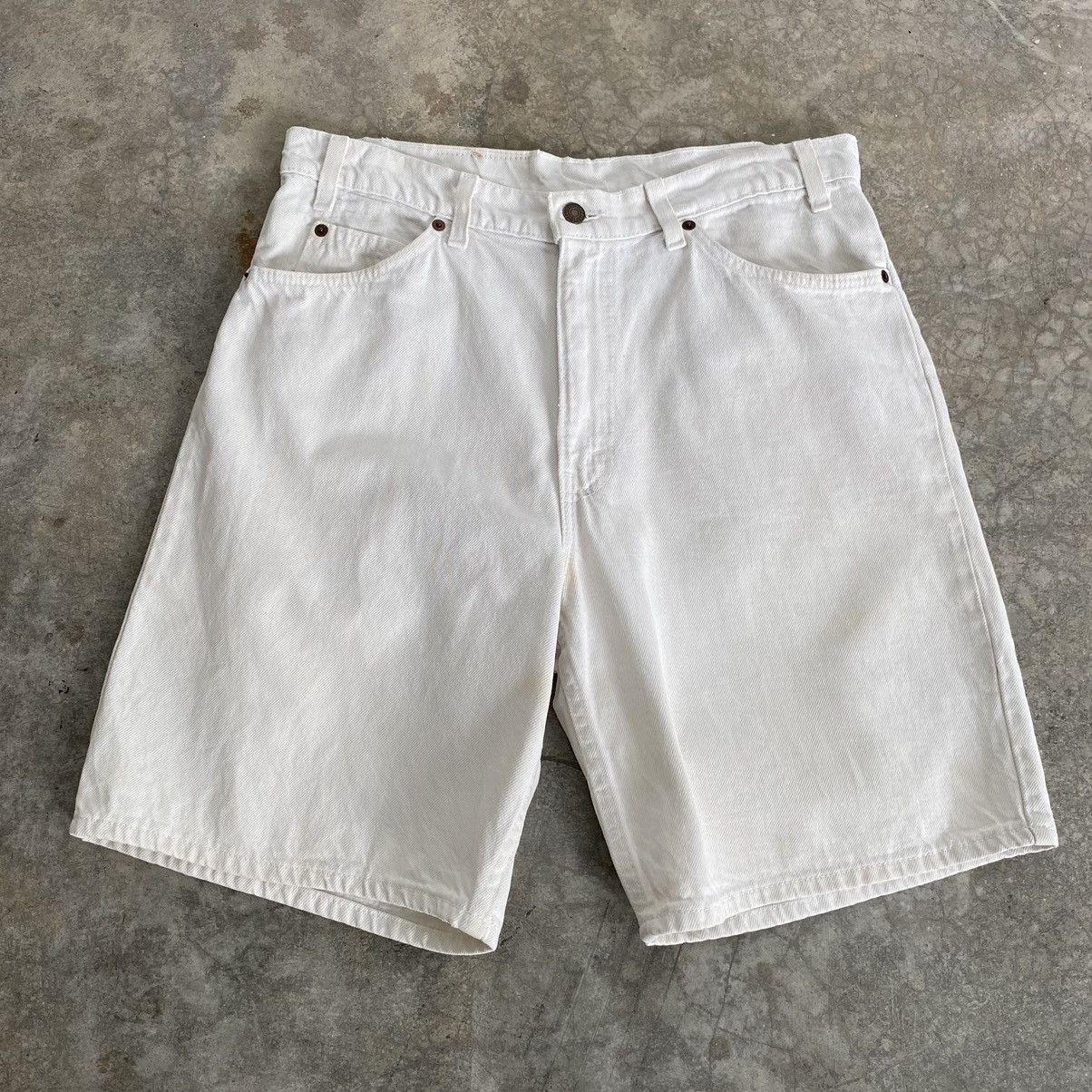 Levi's VTG 90’s Levis 550 Orange Tab Baggy Denim Shorts Jorts Size US 33 - 3 Thumbnail
