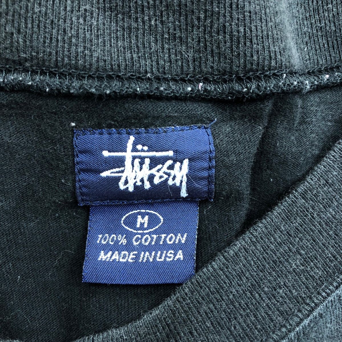 Stussy × Vintage Pick!! Vtg 90's STUSSY Camouflage Pocket Long Sleeve Tshirt Size US M / EU 48-50 / 2 - 5 Thumbnail