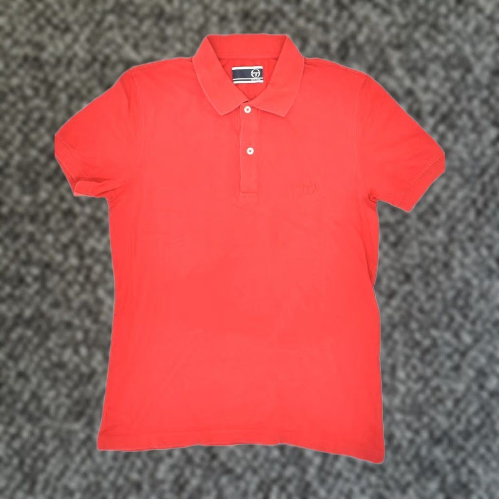 Sergio Tacchini SERGIO TACCHINI Mens Polo Shirt Red Medium Cotton Designer AI70 IT 48 Size US M / EU 48-50 / 2 - 1 Thumbnail