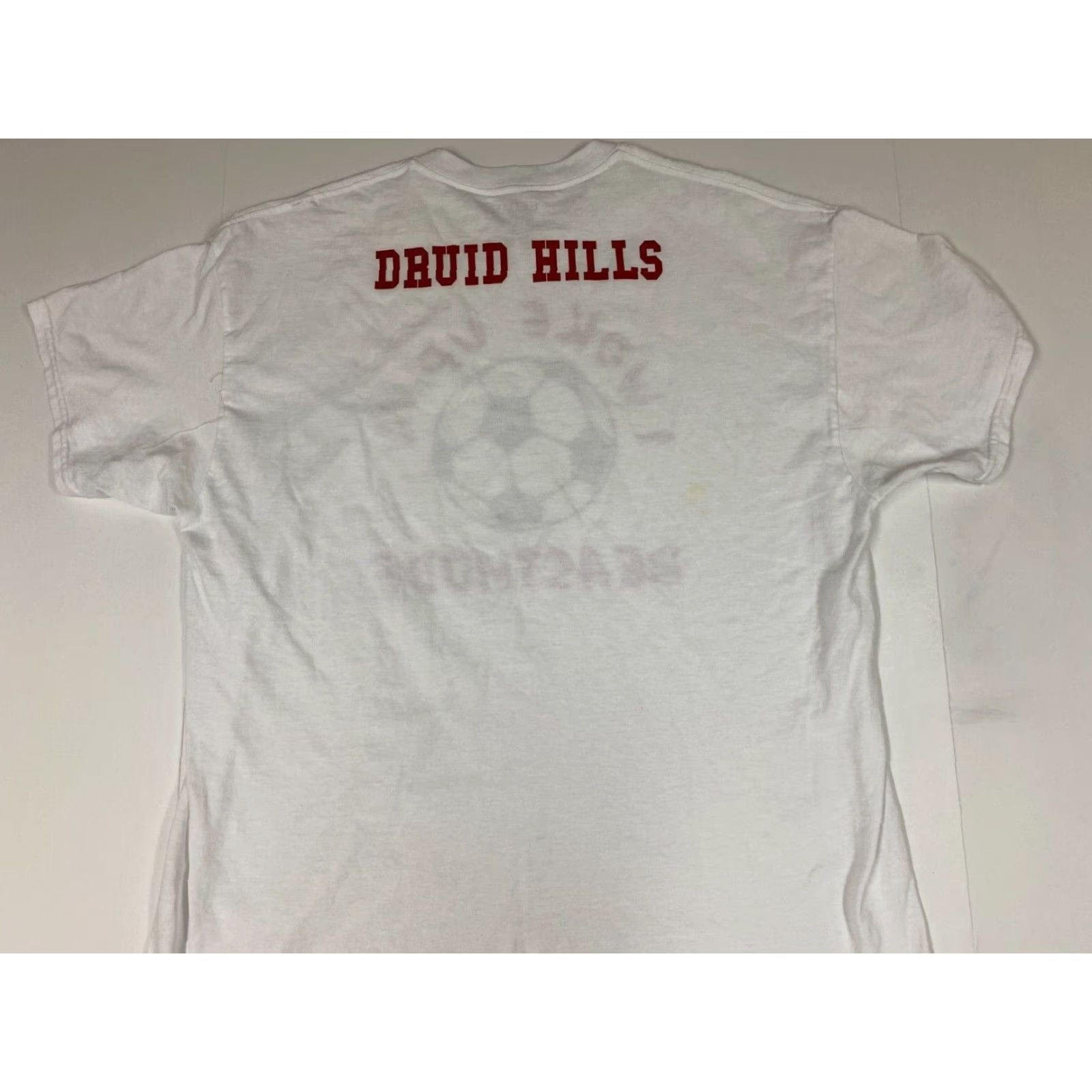 Gildan Nike Shirt Soccer Mens XL White Beastmode Druid Hills Atlanta Size US XL / EU 56 / 4 - 6 Thumbnail