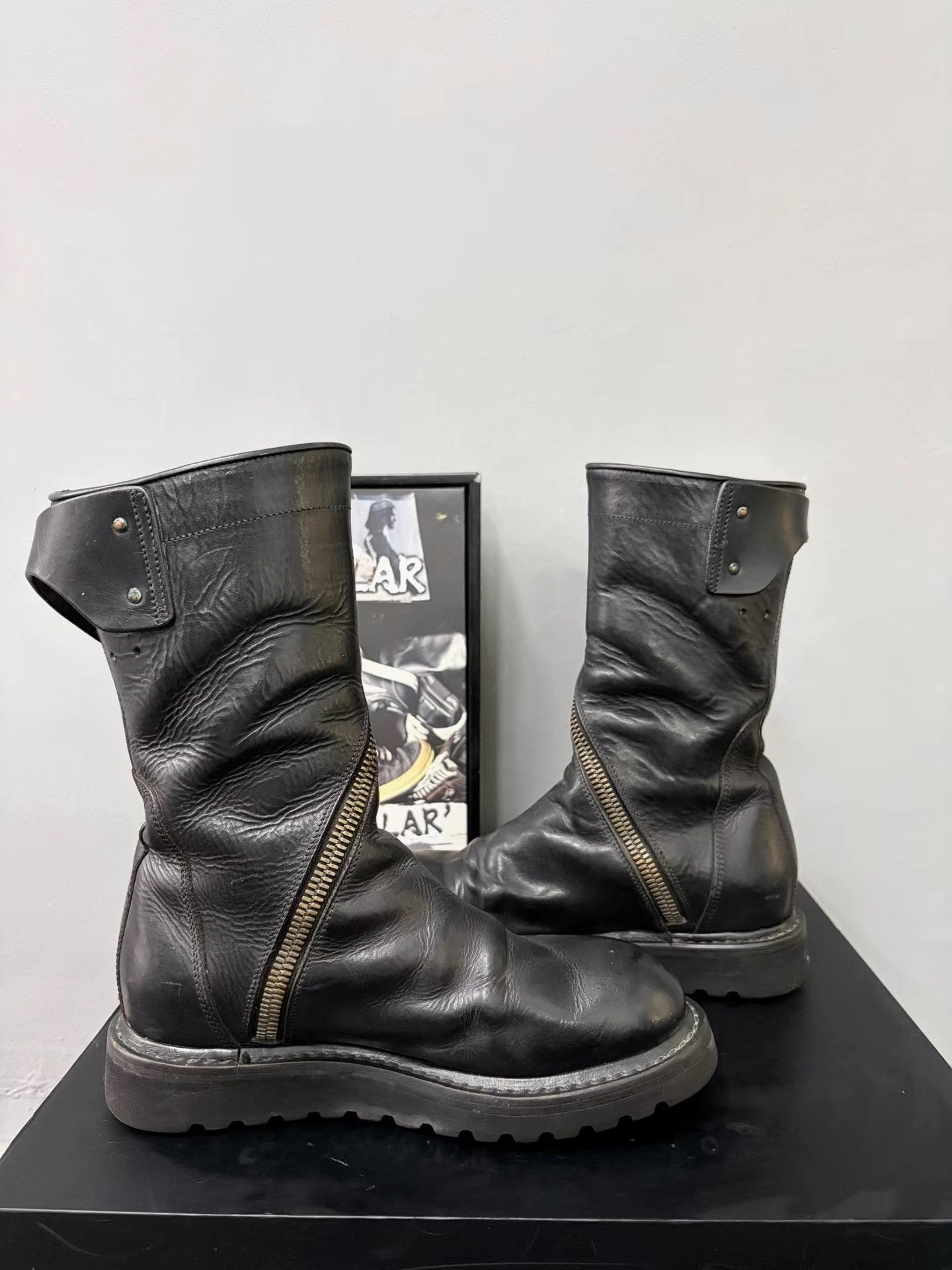 Rick Owens Rick Owens Spiral Zip Military Boots K34 Size US 6 / IT 36 - 6 Thumbnail