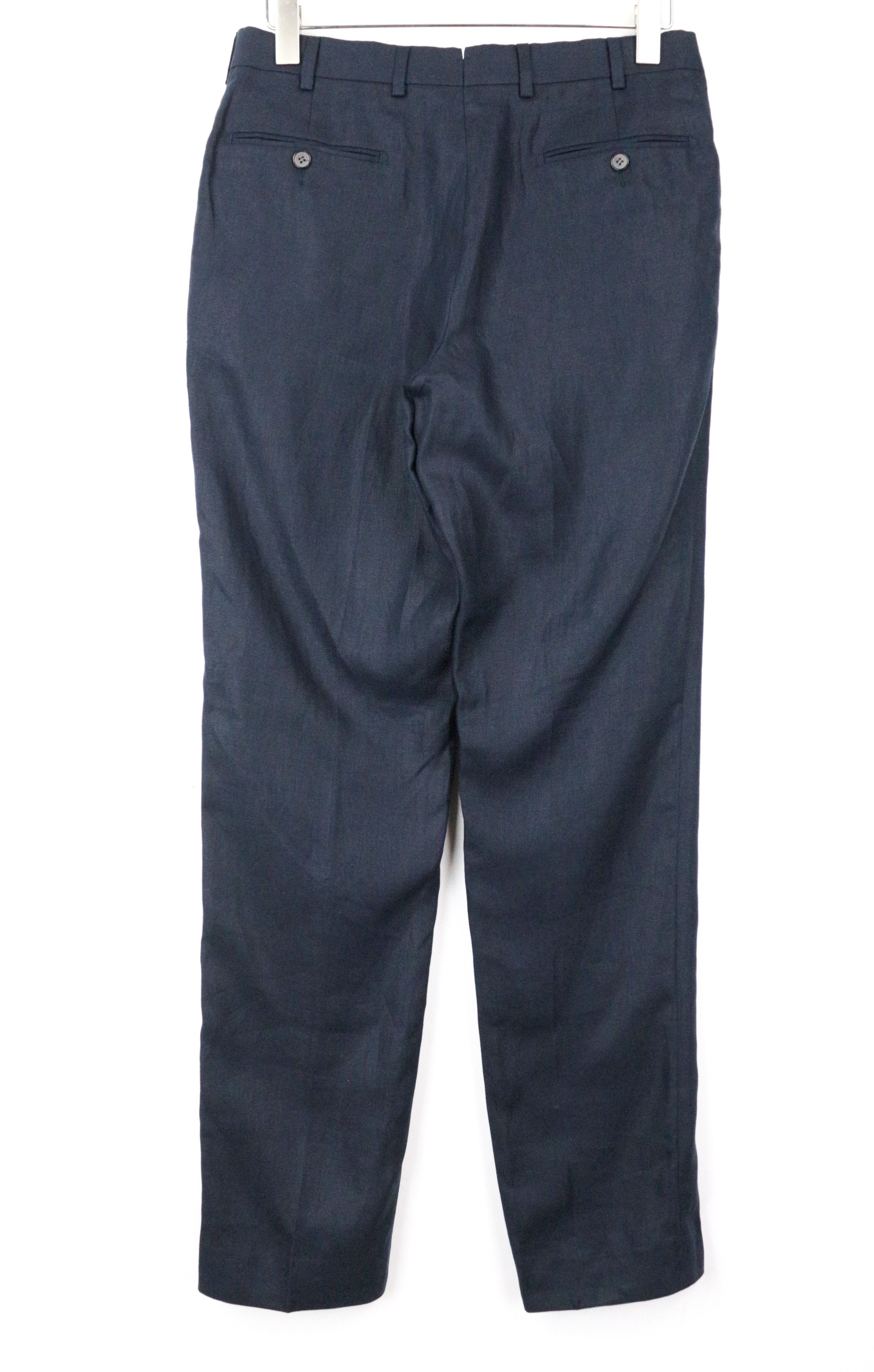Suitsupply BRESCIA UK36R Dark Blue Wool Trousers 67062 Size US 36 / EU 52 - 2 Thumbnail
