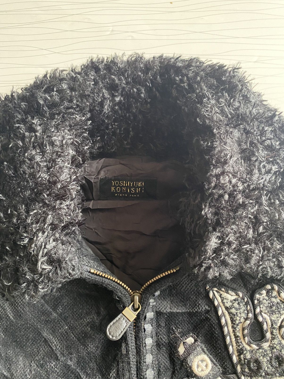 Yoshiyuki Konishi 💵Open Offers💵 RARE Yoshiyuki Konishi velvet Fur Jacket Size US L / EU 52-54 / 3 - 7 Thumbnail