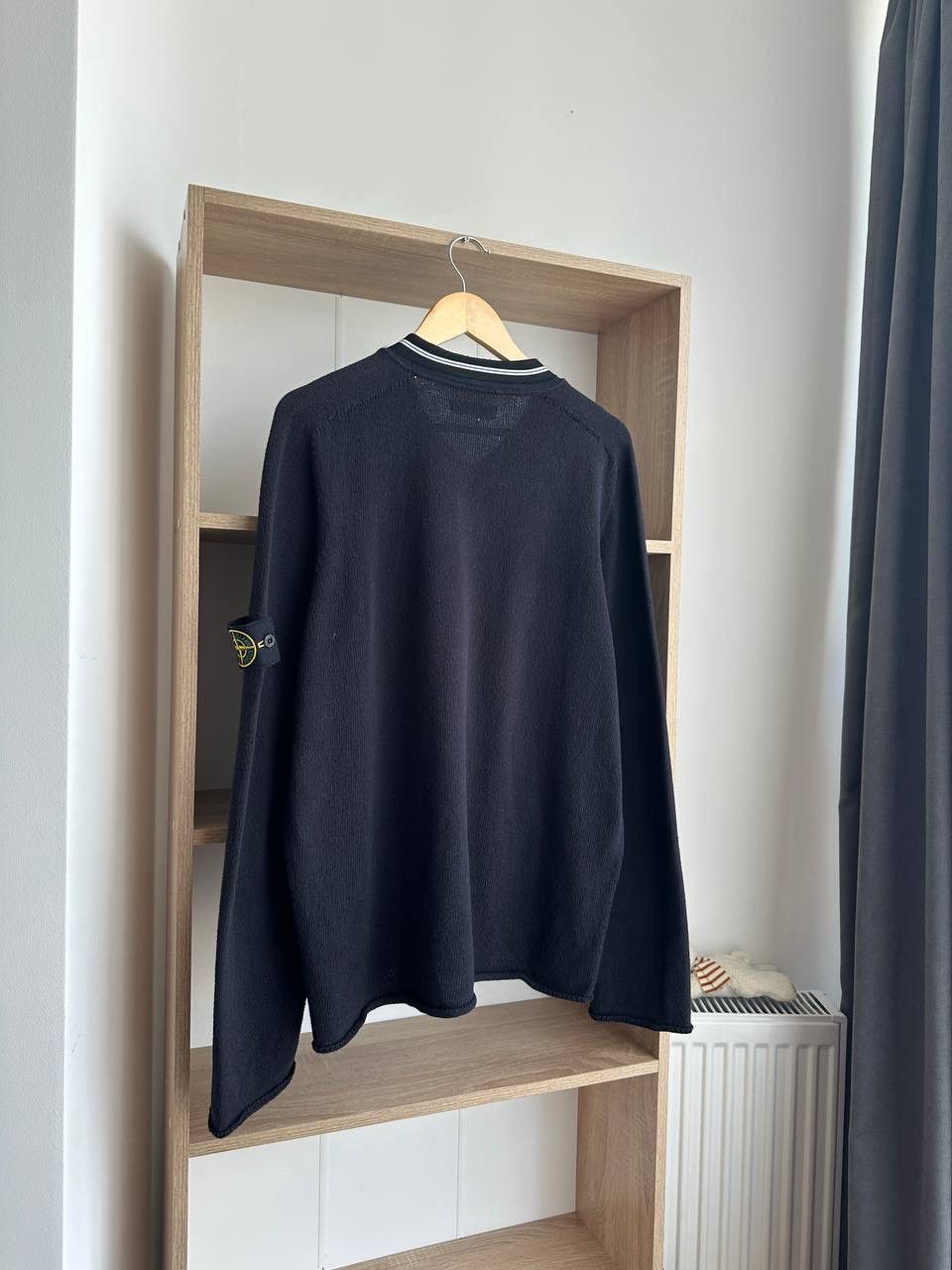 Stone Island × Vintage Vintage Stone Island Black Sweater Size US L / EU 52-54 / 3 - 11 Thumbnail