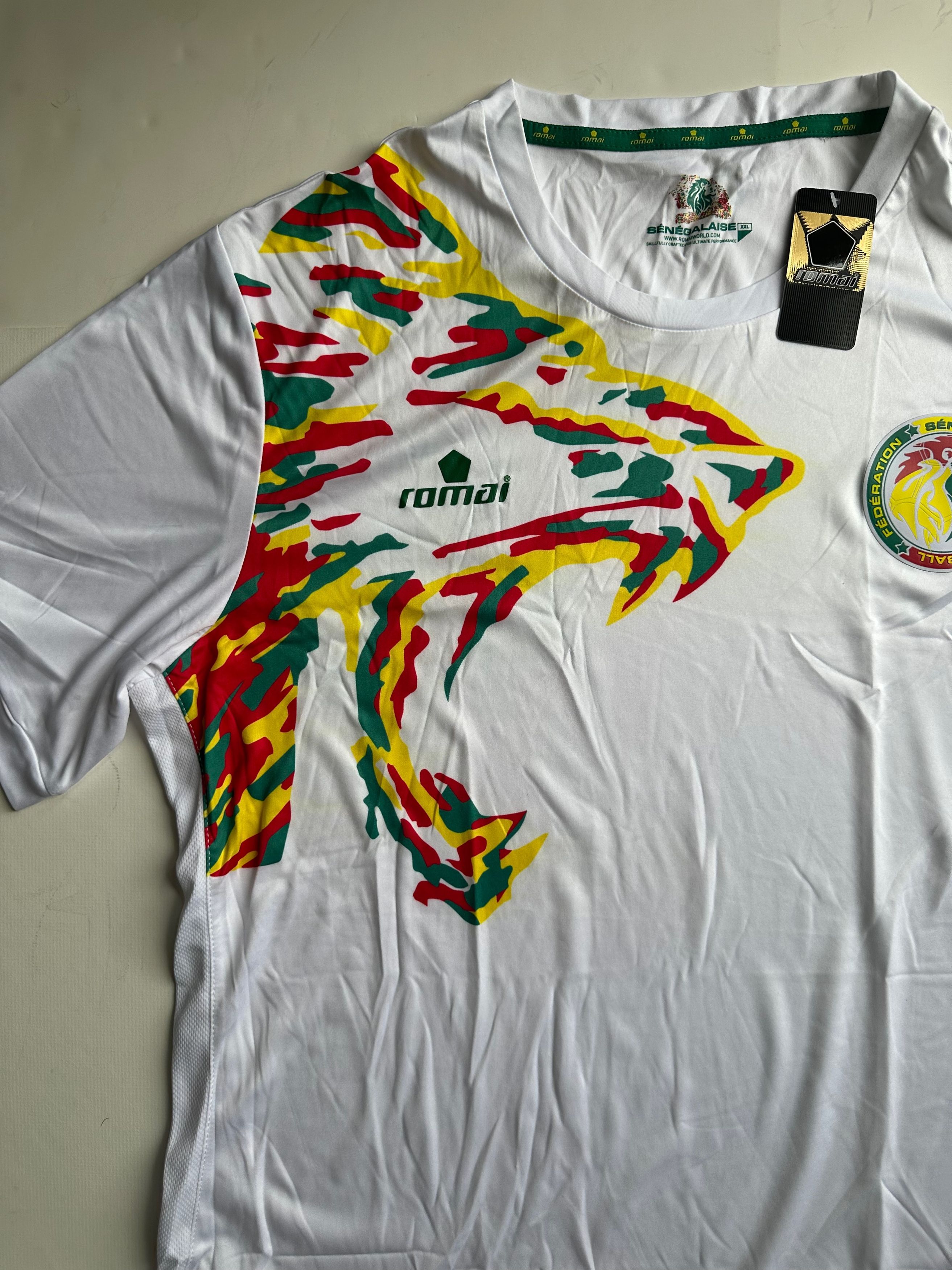 Other Vintage Romai Senegal Jersey (2016/17) - White - XXL (NWT) Size US XXL / EU 58 / 5 - 2 Thumbnail