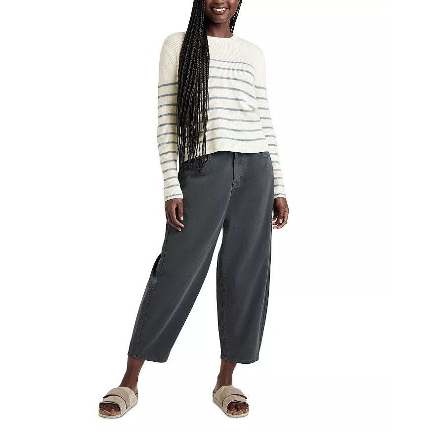 Splendid Splendid Women Ivory Viscose/Wool Crewneck Sweater Size XL Size XL / US 12-14 / IT 48-50 - 2 Thumbnail