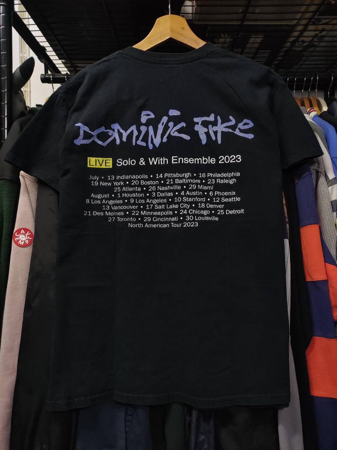 Brockhampton Dominic Fike Live Solo&With Ensemble 2023 Tour Promo T-Shirt Size US M / EU 48-50 / 2 - 2 Thumbnail
