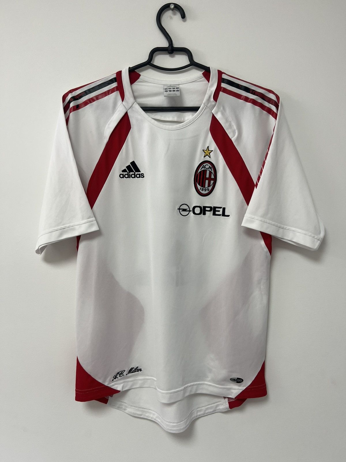 Adidas × Vintage Ac Milan 2005-06 Football Shirt Adidas Soccer Jersey sz M Size US M / EU 48-50 / 2 - 1 Thumbnail