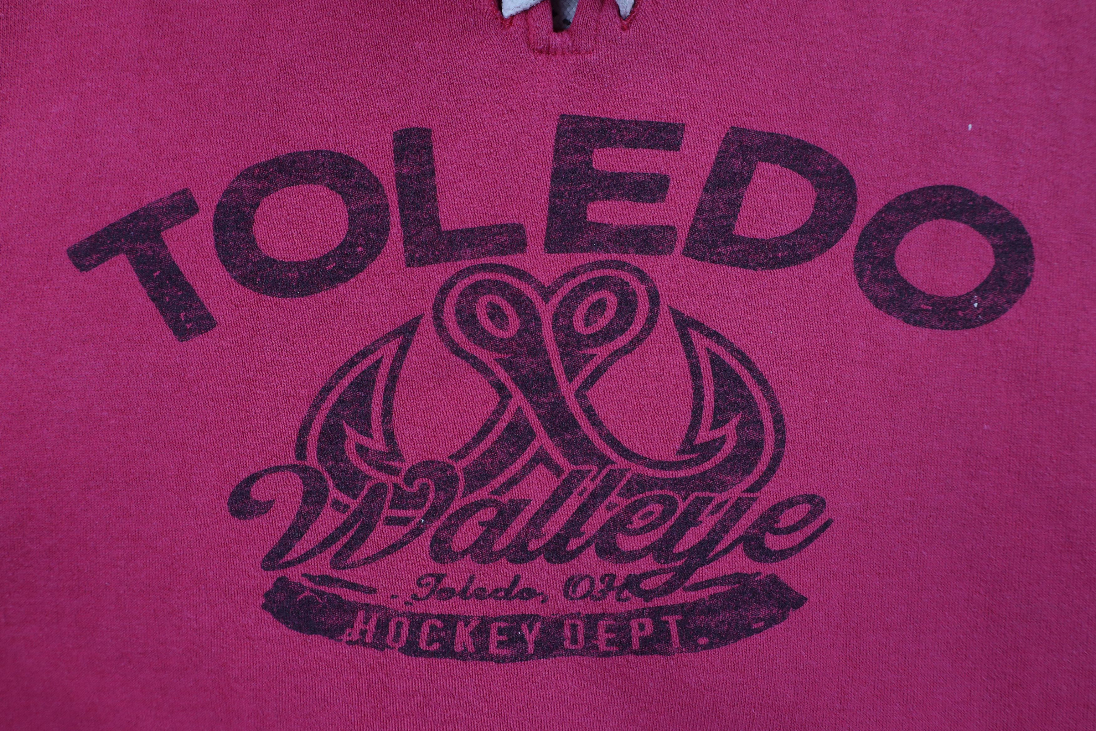 Vintage Vintage Toledo Walleye Hockey Jersey Hoodie Sweatshirt Size L / US 10 / IT 46 - 6 Thumbnail