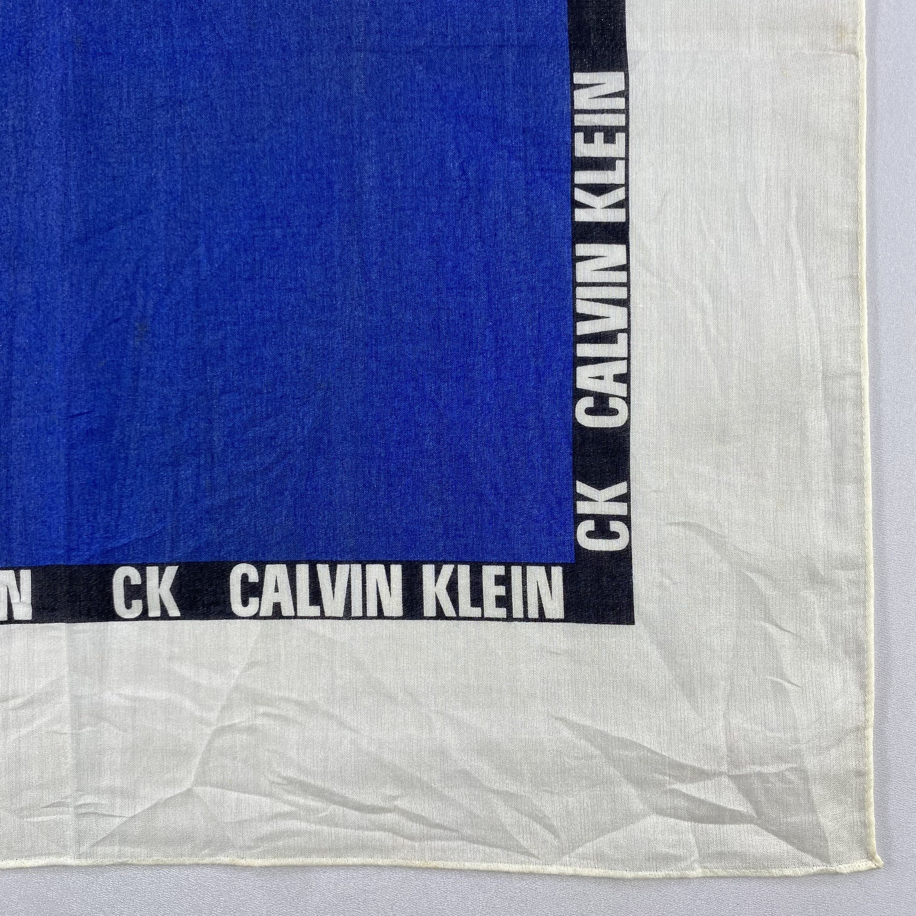 Calvin Klein × Vintage Calvin Klein Bandana/ Handkerchief / Neckerchief Size ONE SIZE - 3 Thumbnail