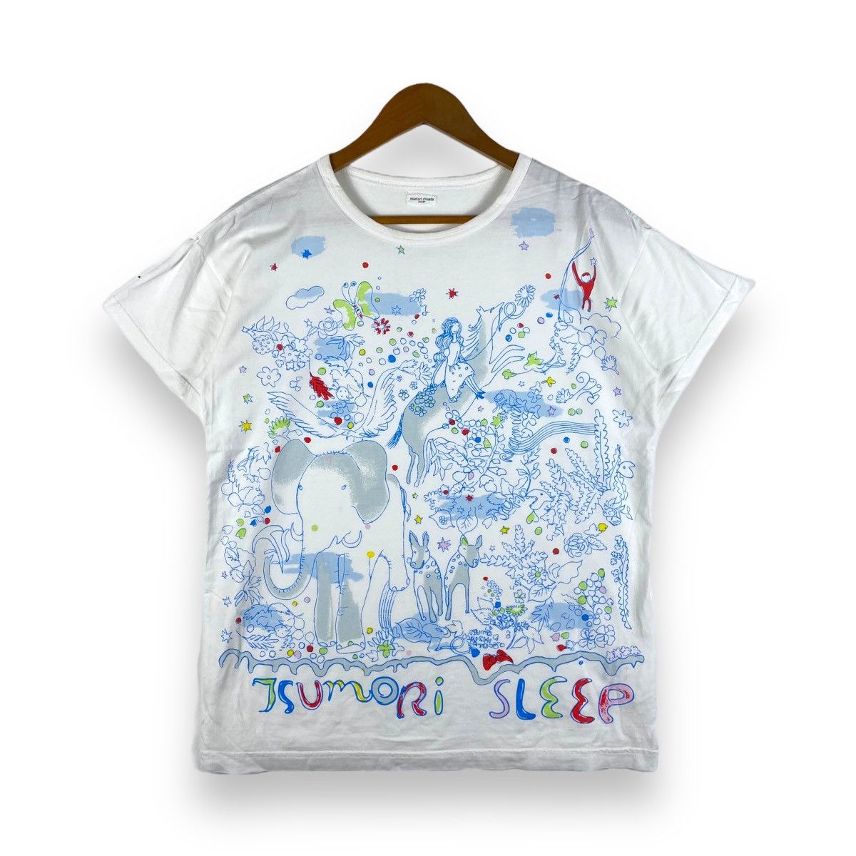 Issey Miyake × Japanese Brand × Tsumori Chisato TSUMORI CHISATO SLEEP Animals Fantasy Abstract Art Tee Shirt Size M / US 6-8 / IT 42-44 - 1 Thumbnail