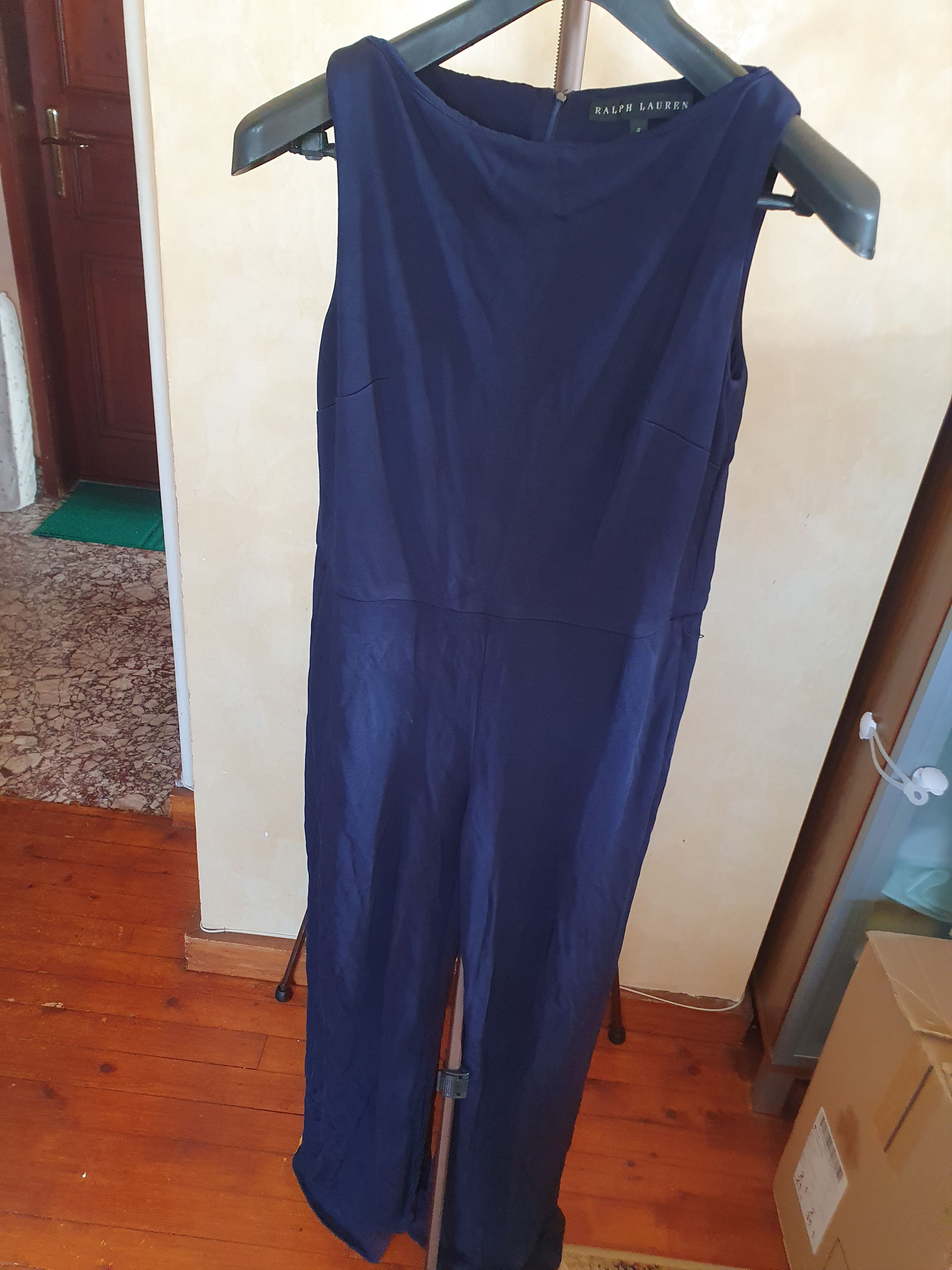Ralph Lauren Ralph Lauren Jumpsuit Sleeveless Wide Leg Navy Blue sz 8 Size 30" / US 8 / IT 44 - 5 Thumbnail