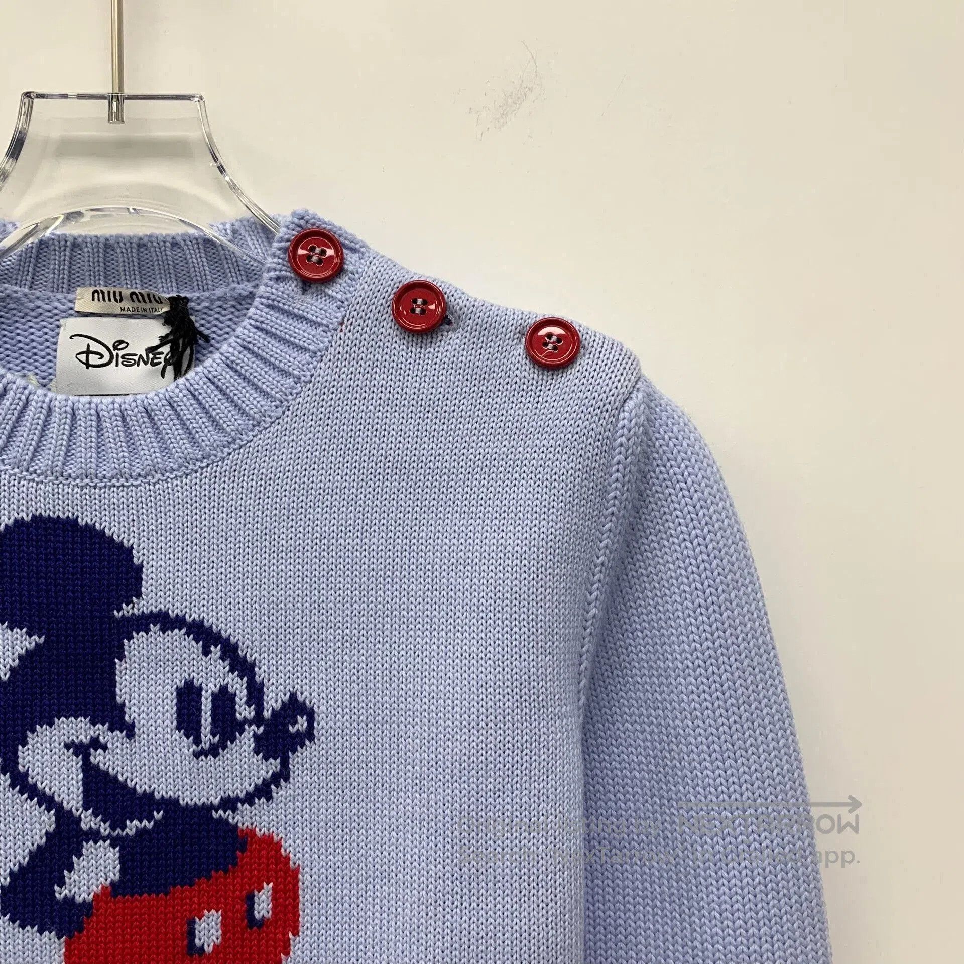 MiuMiu Disney Mickey Mouse Wool Sweater.