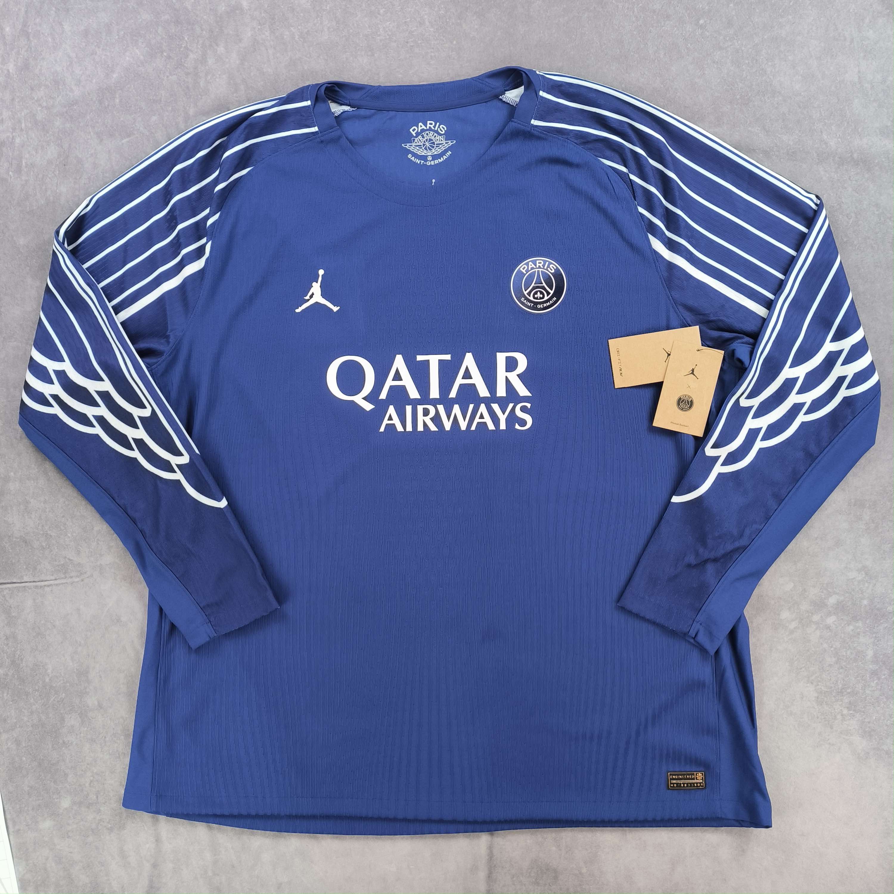 Jordan Brand NEW Paris Saint-Germain 24-25 fourth LS football jersey 3XL Size US XXL / EU 58 / 5 - 1 Thumbnail