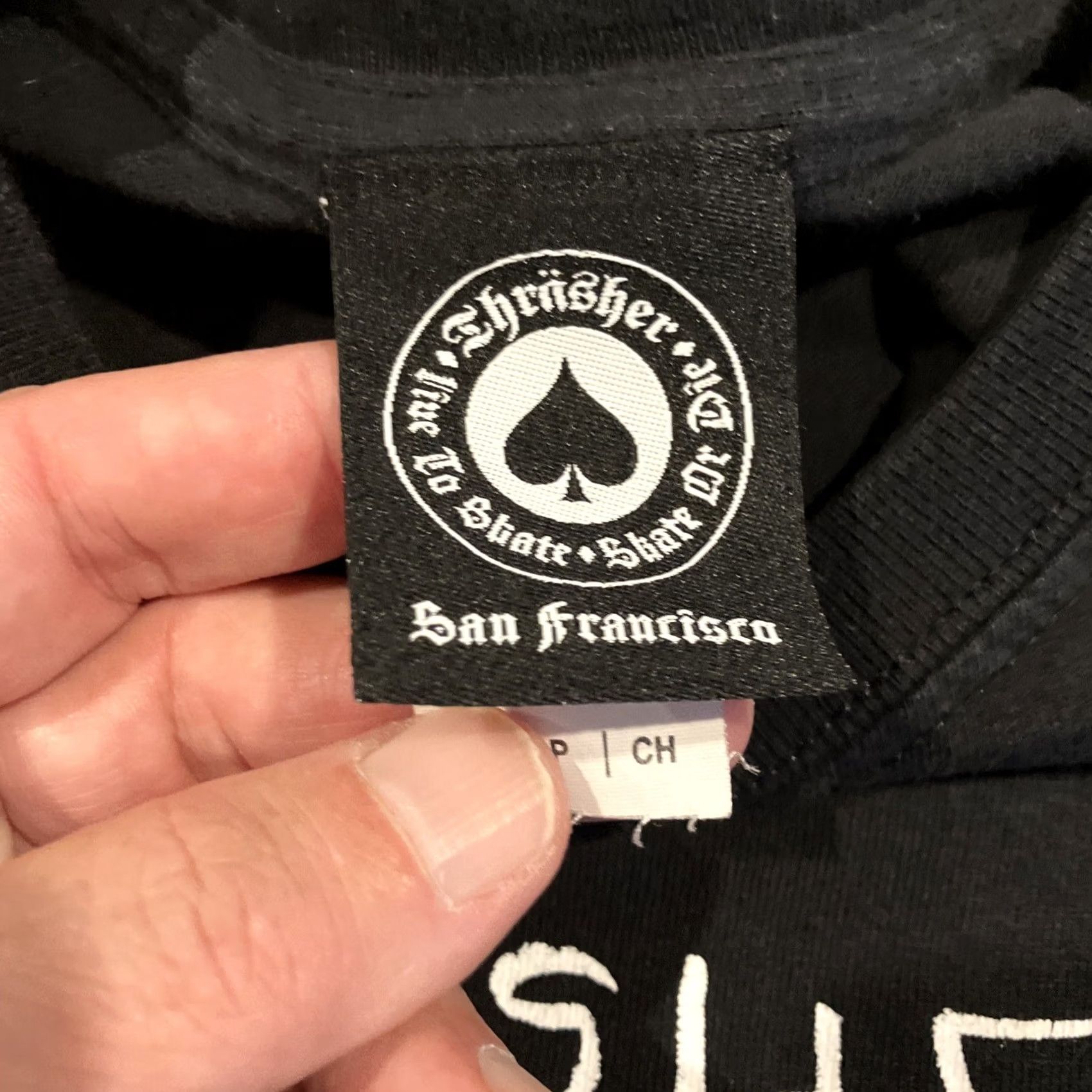 Thrasher VINTAGE Thrasher Graphic T Shirt Men’s Small Black Cotton Crew Neck Short Sleeve Logo Retro Skate Worldwide The New Religion 90s Theme Mens Size US S / EU 44-46 / 1 - 3 Thumbnail