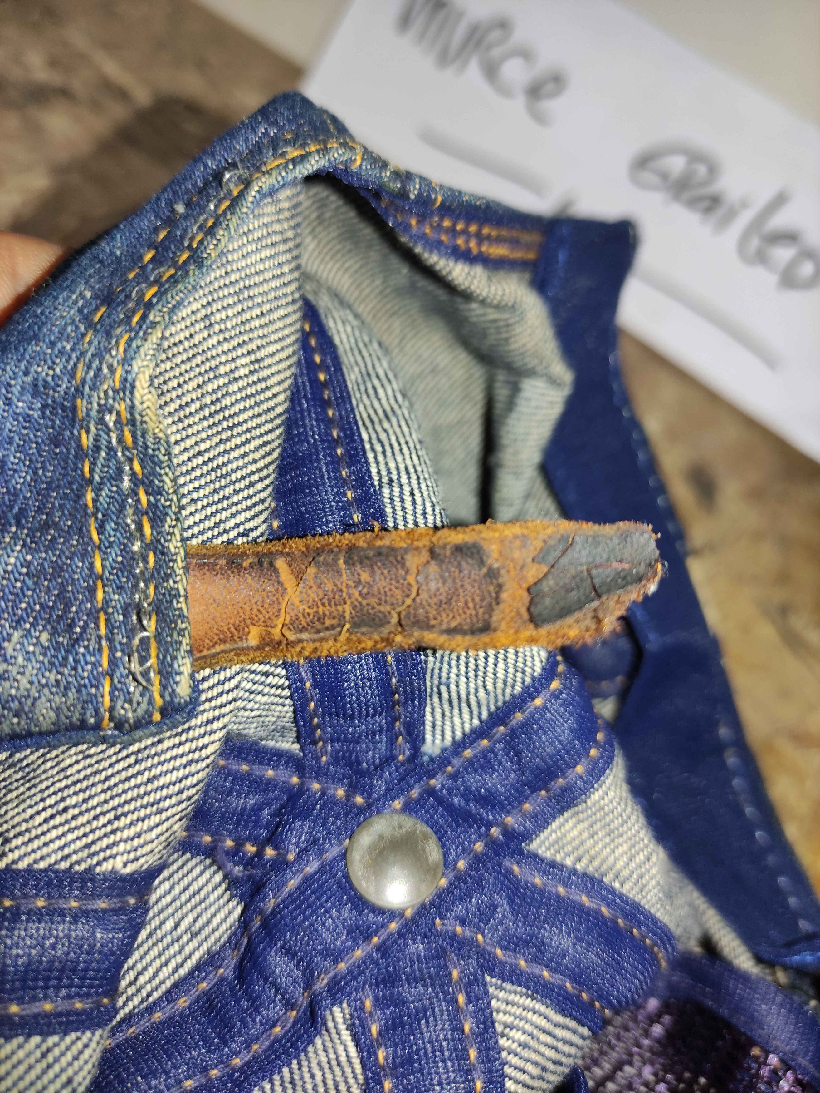 Levi's Vintage Levis Hat Denim 70s Leather Patch Cap Size ONE SIZE - 17 Thumbnail