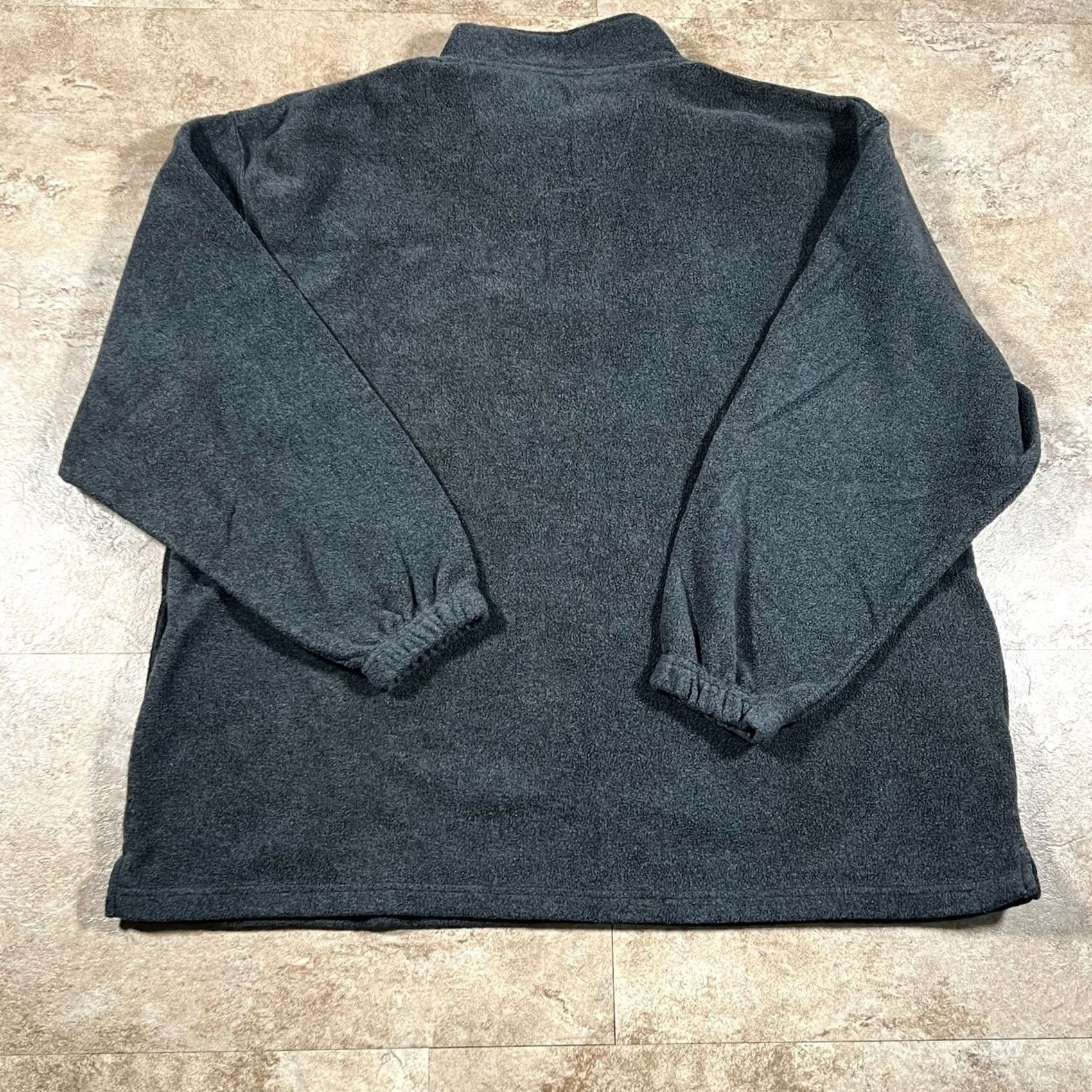 Perry Ellis VINTAGE Perry Ellis America Fleece Sweater 1/4 Zip Pullover Mens 2XL Gray Black Size US XXL / EU 58 / 5 - 3 Thumbnail