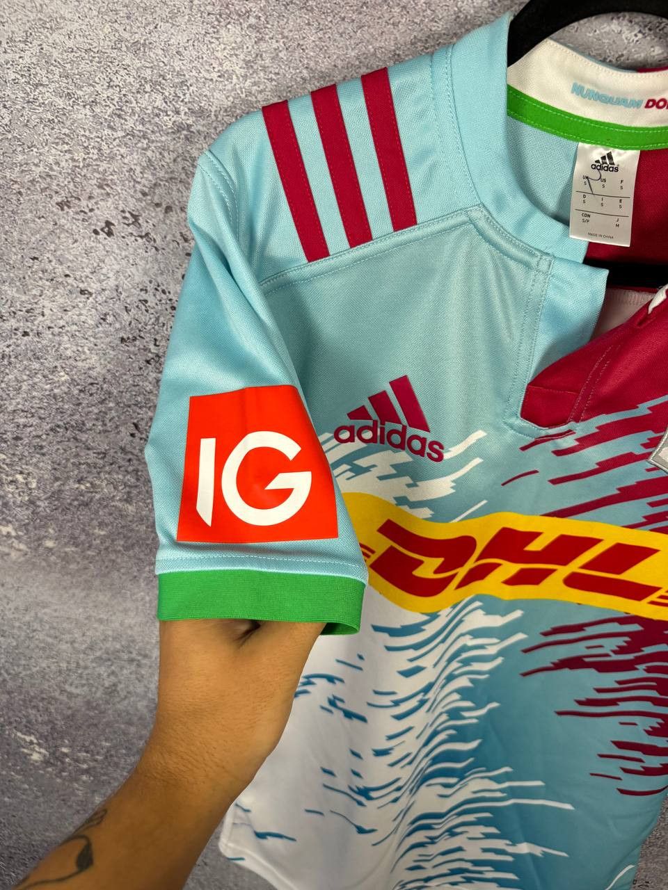 Adidas Harlequins Rugby Away Jersey 2016 Adidas 150th Anniversary Size US S / EU 44-46 / 1 - 10 Thumbnail