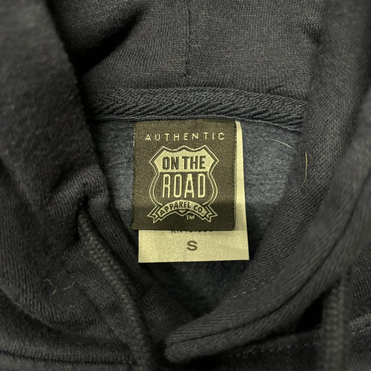 Japanese Brand × Vintage Crazy Vintage Y2K/2000s Navy Blue Blank Essential Pullover Hoodie! Size US S / EU 44-46 / 1 - 6 Thumbnail