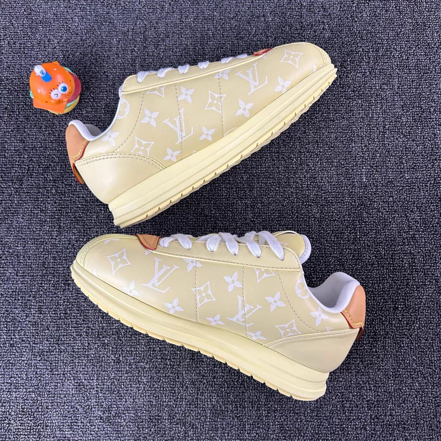 Louis Vuitton LV Yellow Monogram Casual Shoes 39 UK5 Size US 6 / EU 39 - 3 Thumbnail