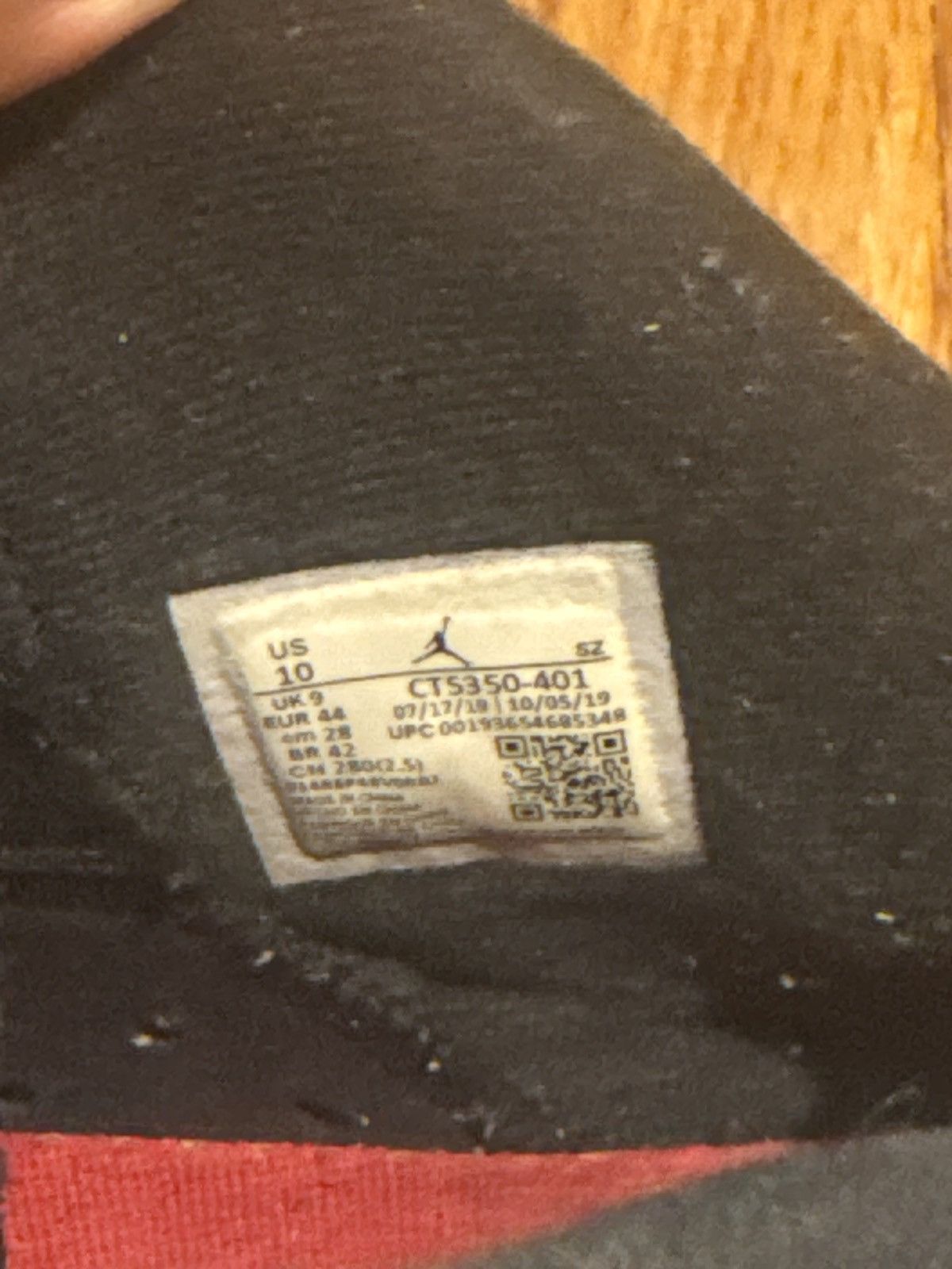Jordan Brand Air Jordan 6 Retro "Washed Denim" Size US 10.5 / EU 43-44 - 3 Thumbnail