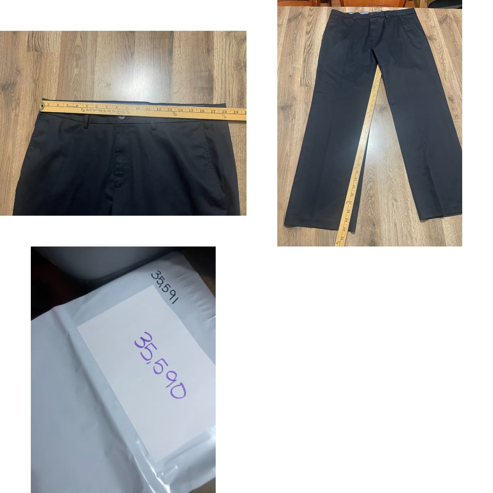 Haggar **Black Haggar Mens Regular Fit Dress Pants 36x30** User: Black Haggar Mens Regular Fit Dress Pants 36x30 Size US 36 / EU 52 - 8 Thumbnail