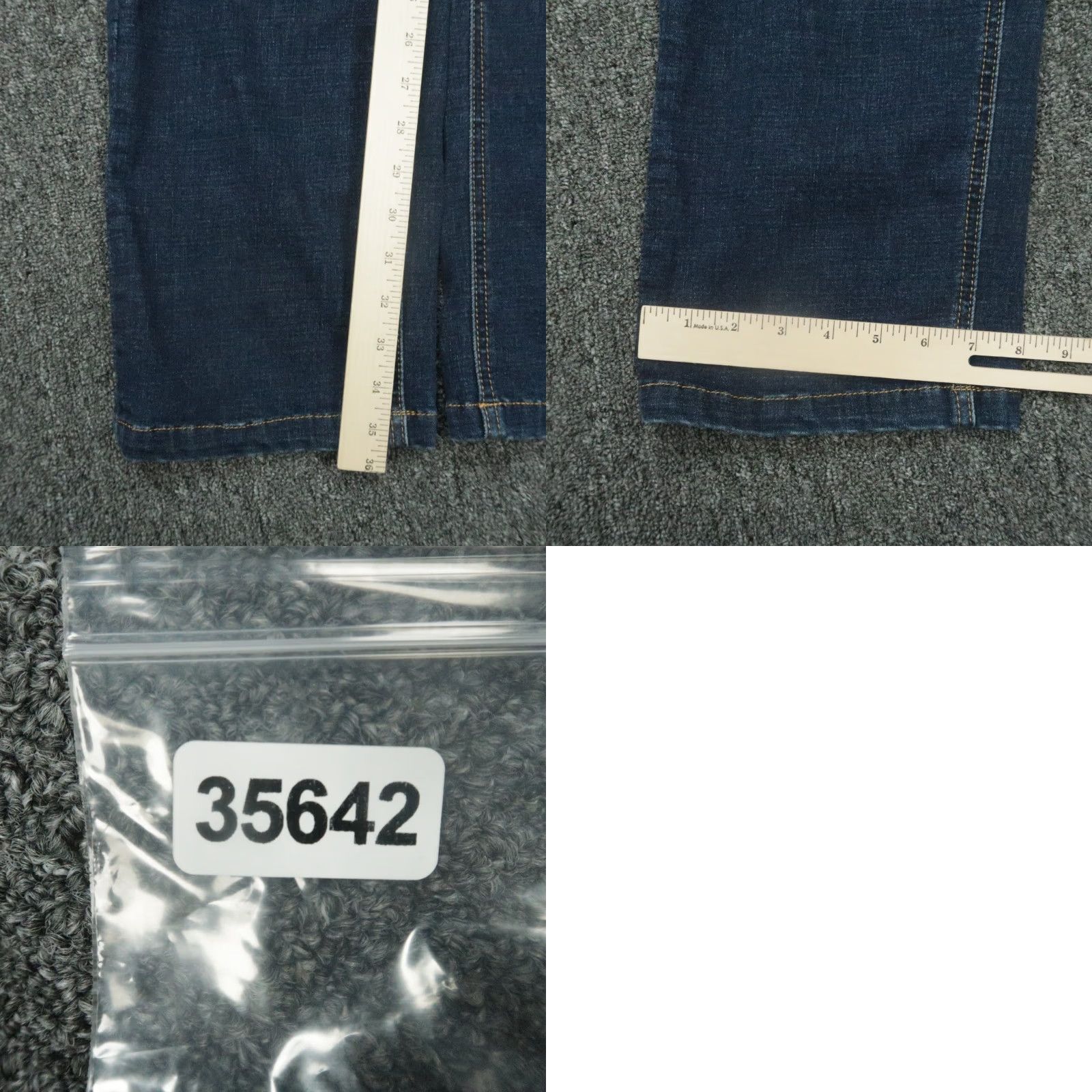 Denime 221B Tactical Jeans Mens 38x36 Blue Denim 5 Pocket Conceal Carry Size US 38 / EU 54 - 8 Thumbnail