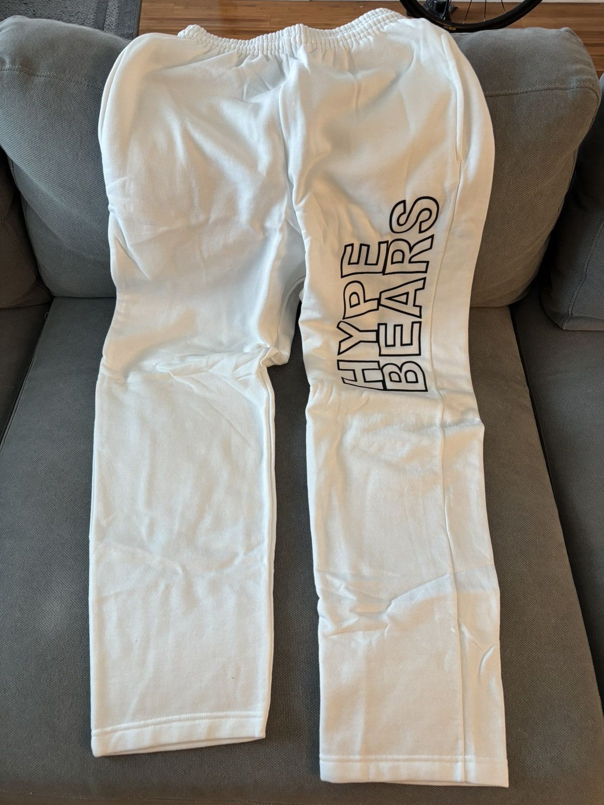 Other Women’s HYPE BEARS White Drawstring Sweatpants - Sz: Medium Size 24" / US 00 / IT 34 - 1 Thumbnail
