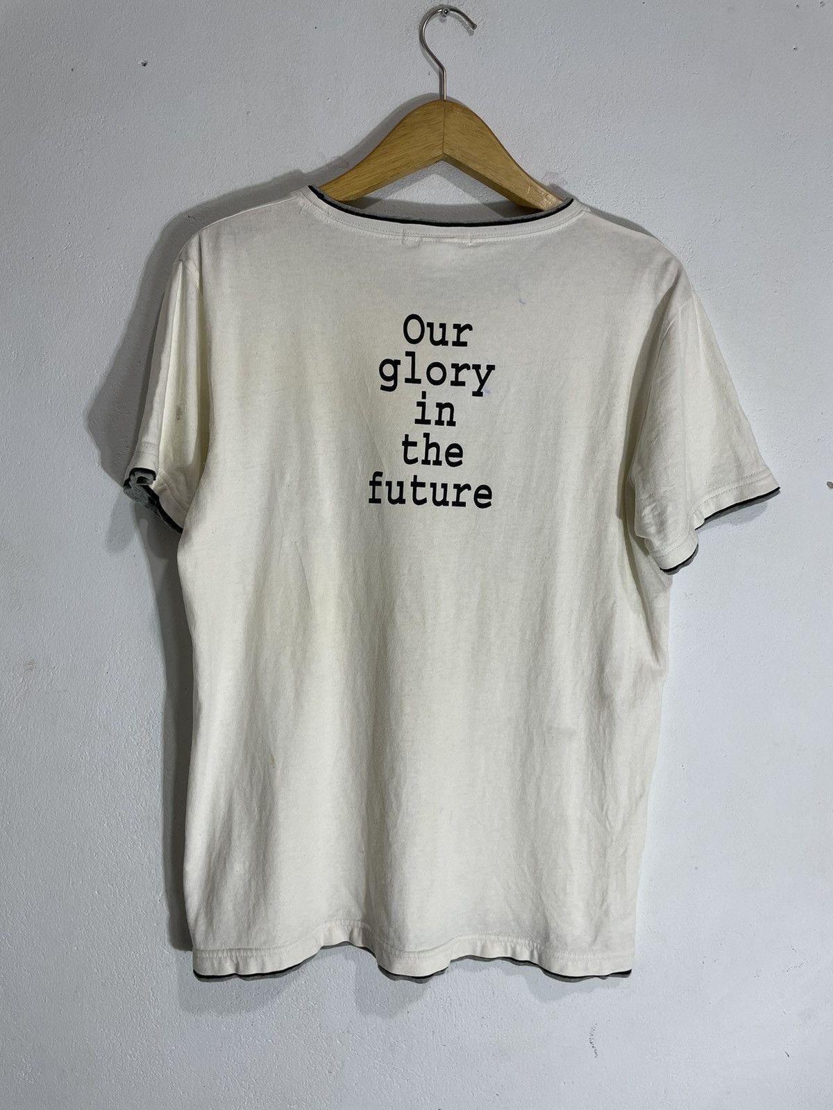 Japanese Brand Our past Tracks poem tee Size US M / EU 48-50 / 2 - 2 Thumbnail